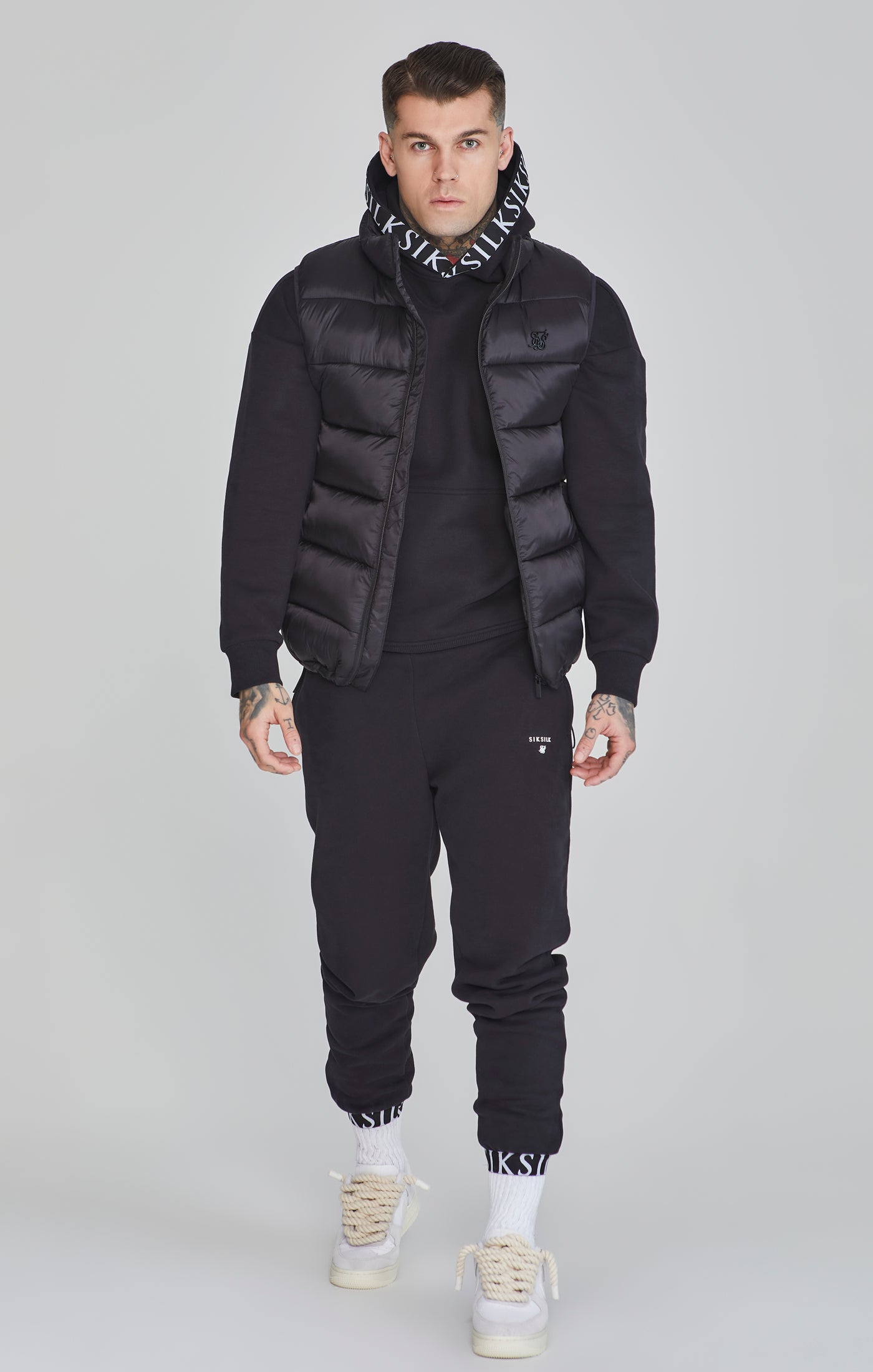 Gilet in Nero Giacche SikSilk   