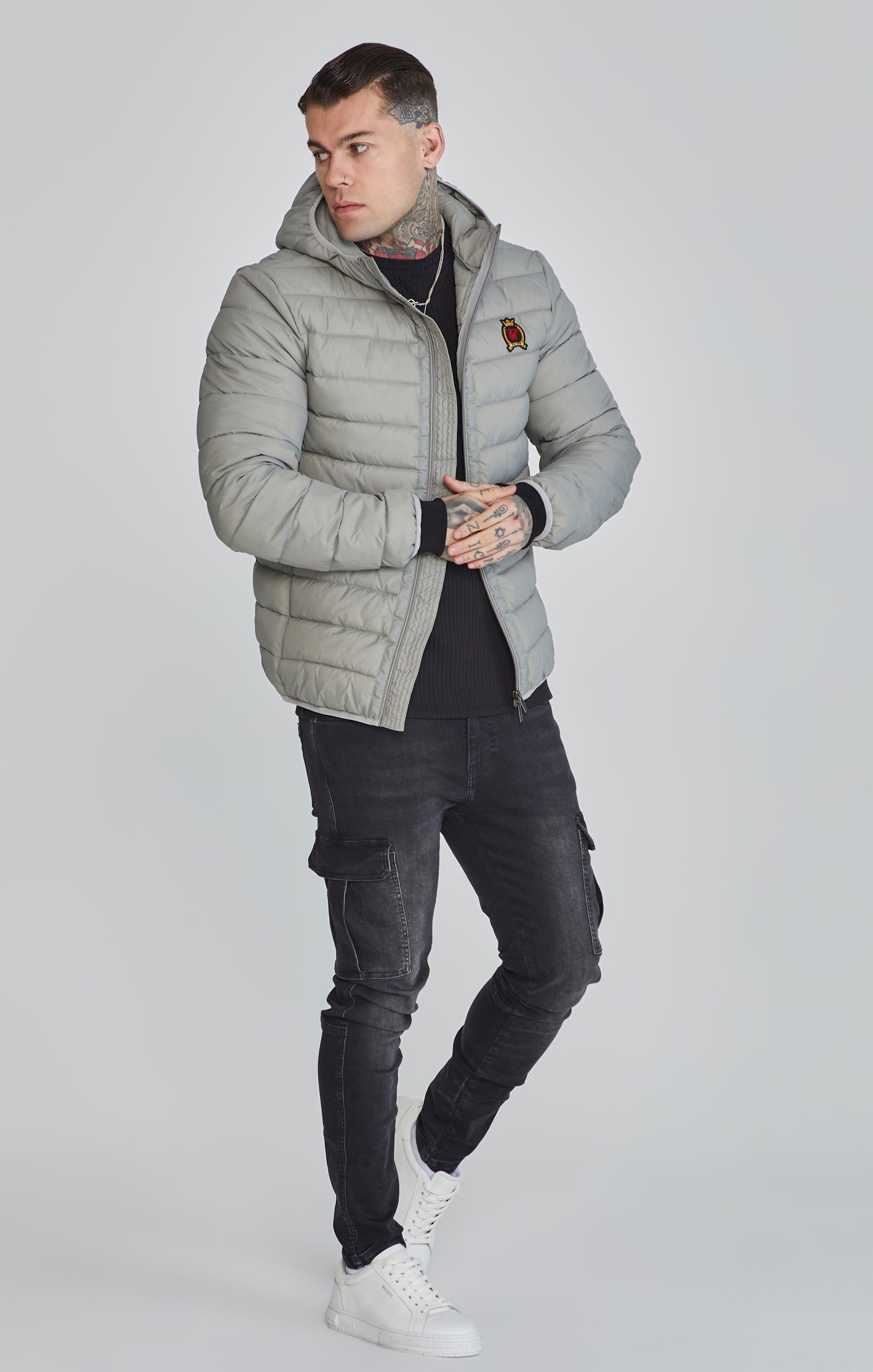 Giacca Bubble in Grigio Giacche SikSilk   