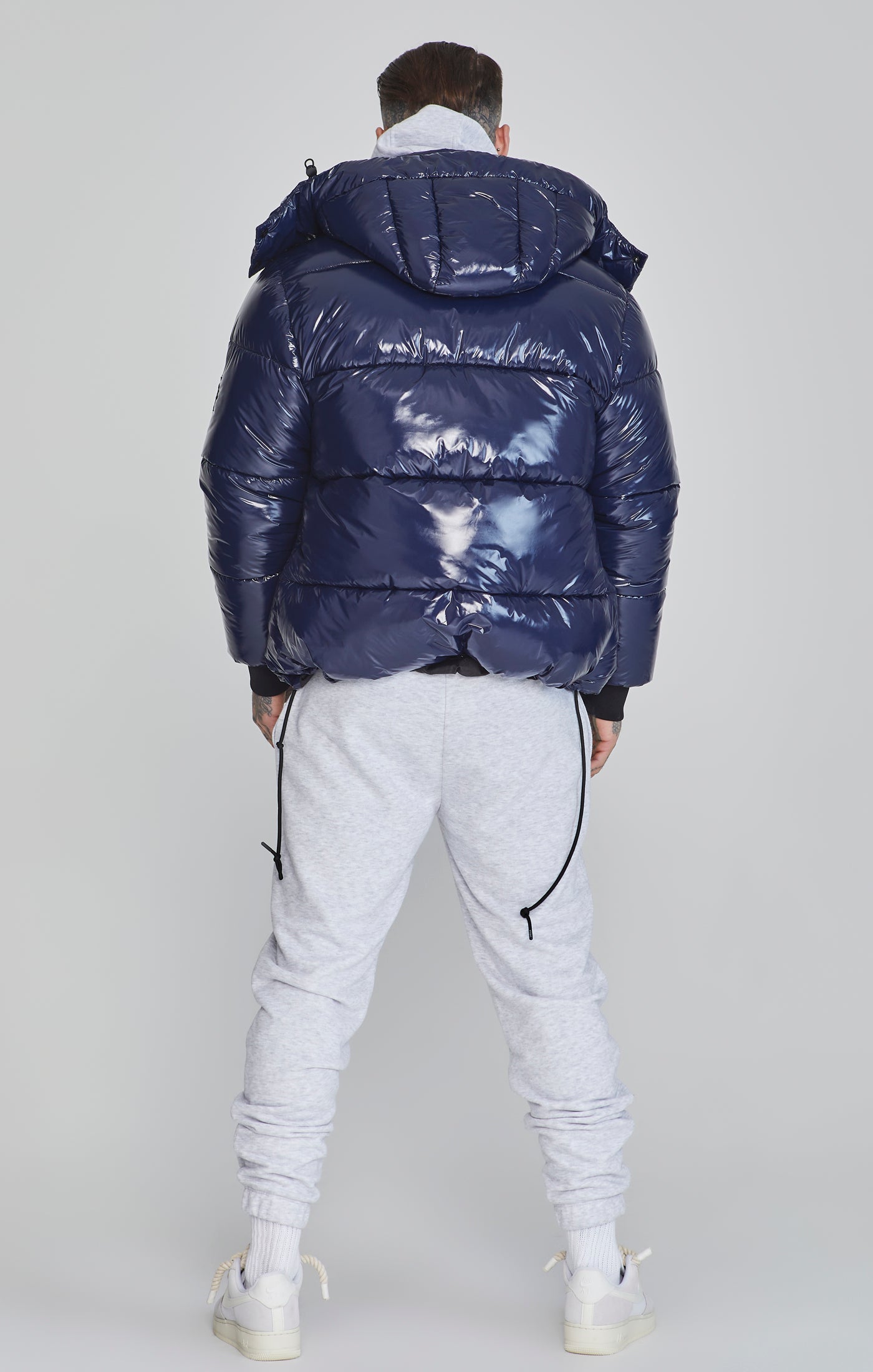 Giacca Puffer in Blue Jackets SikSilk   