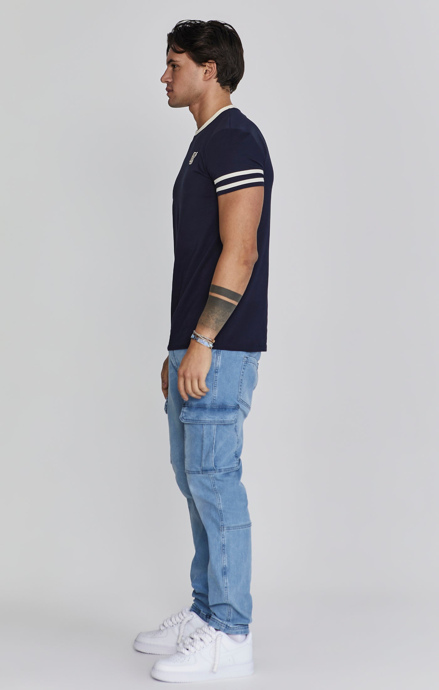 Maglietta Tournament in Navy Magliette SikSilk   