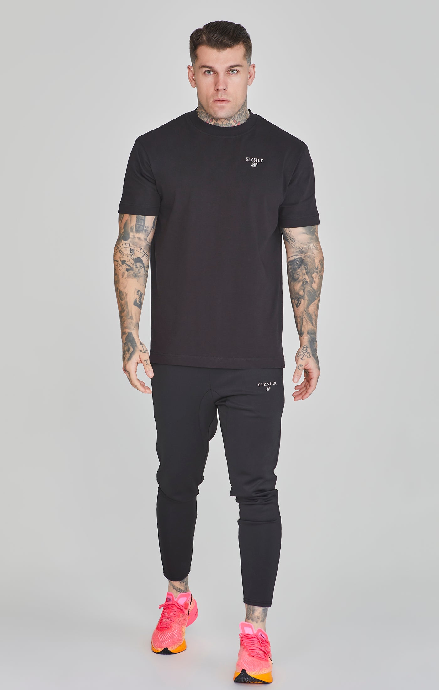 Maglietta grafica in nero Magliette SikSilk   