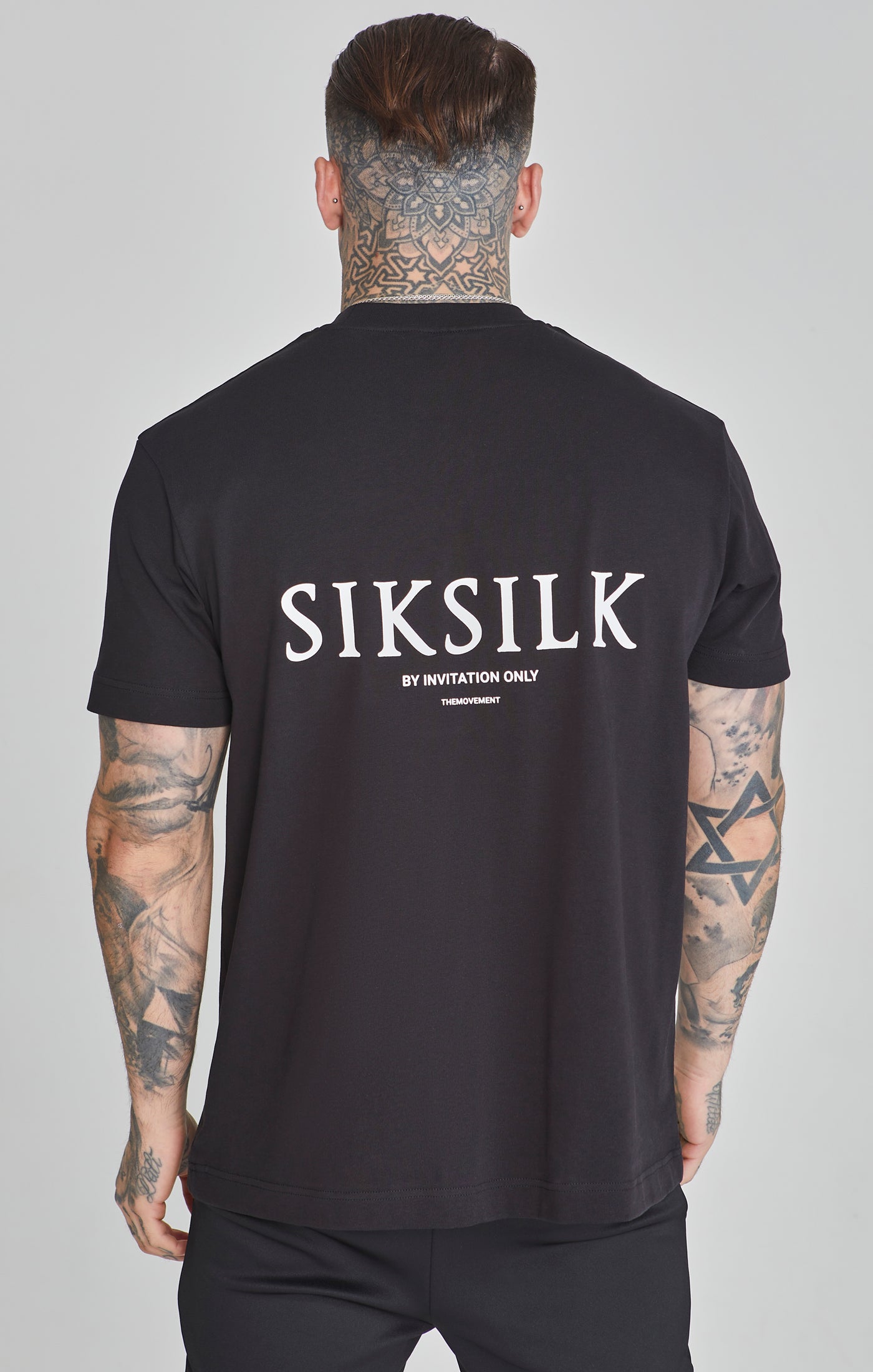 Maglietta grafica in nero Magliette SikSilk   