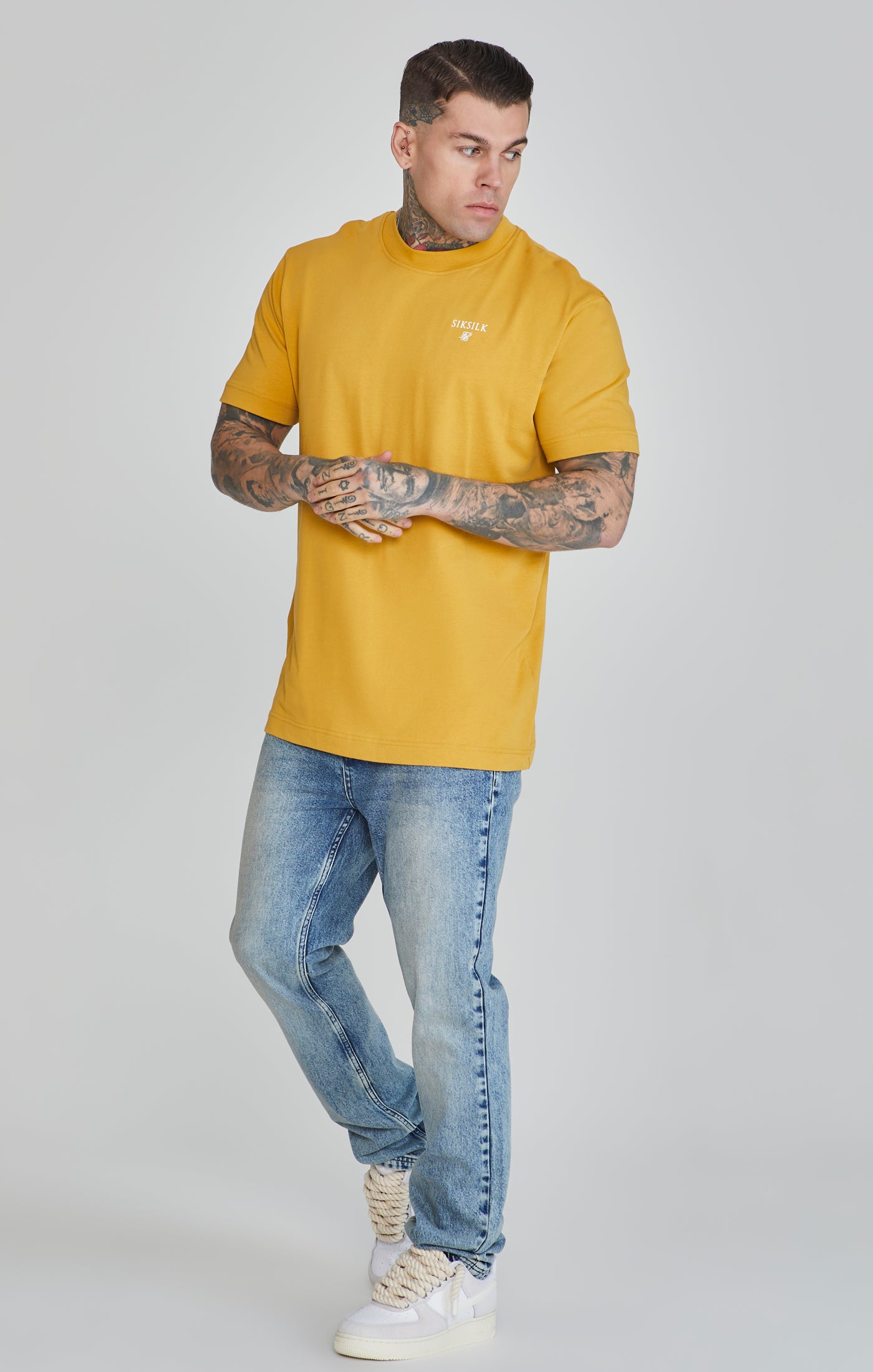 Maglietta grafica in giallo Magliette SikSilk   