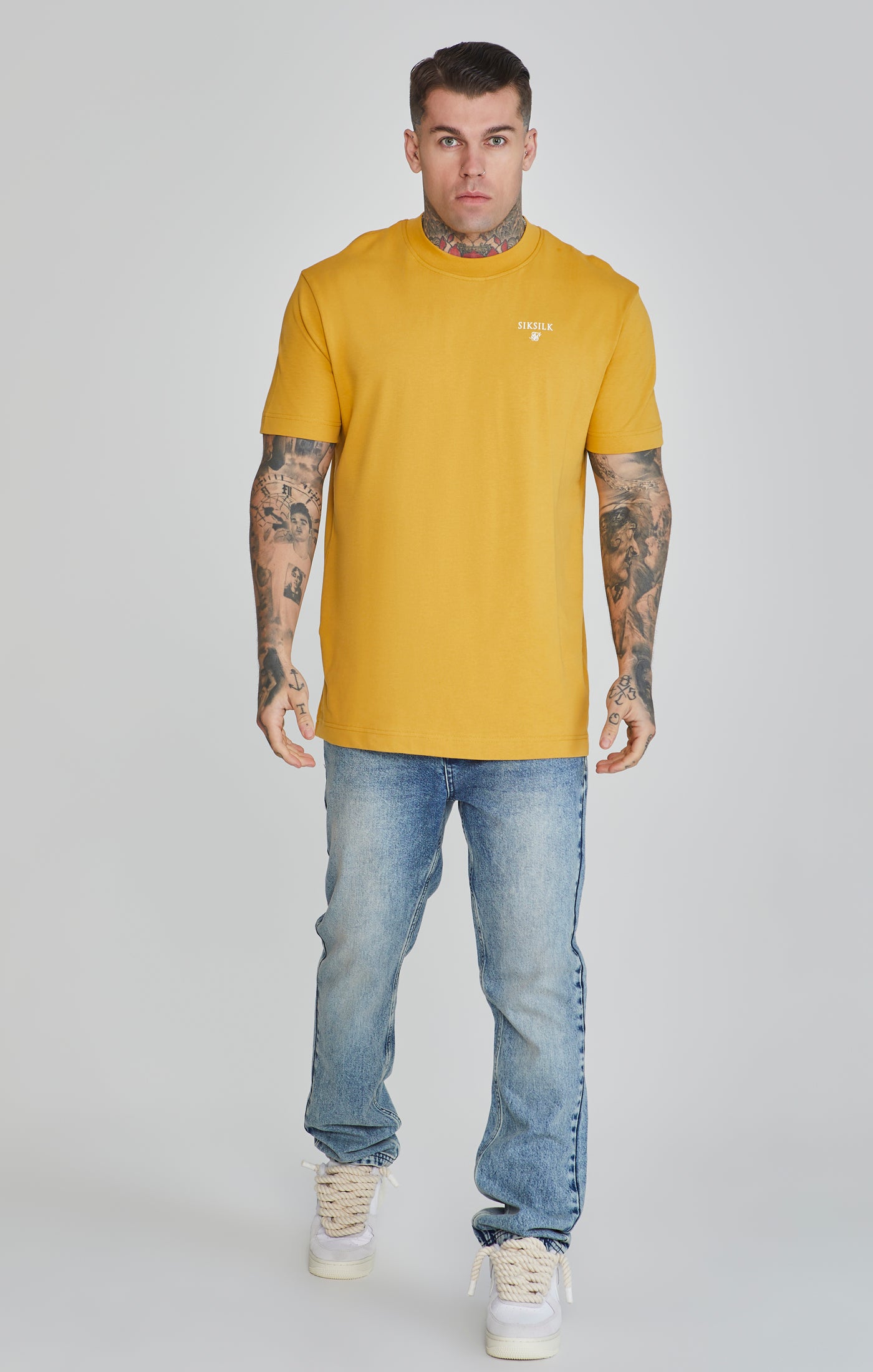 Maglietta grafica in giallo Magliette SikSilk   