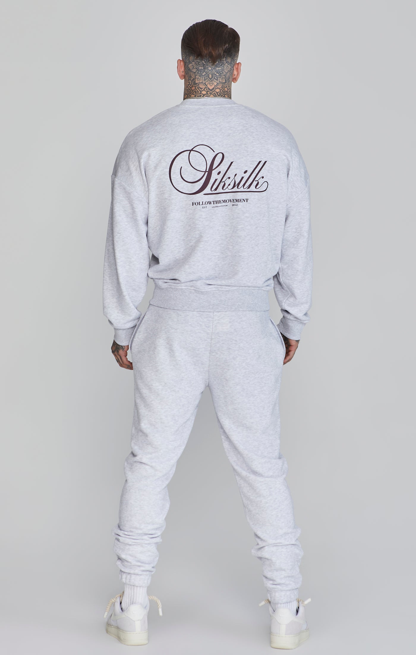 Maglione grafico in Snow Marl Felpe SikSilk   