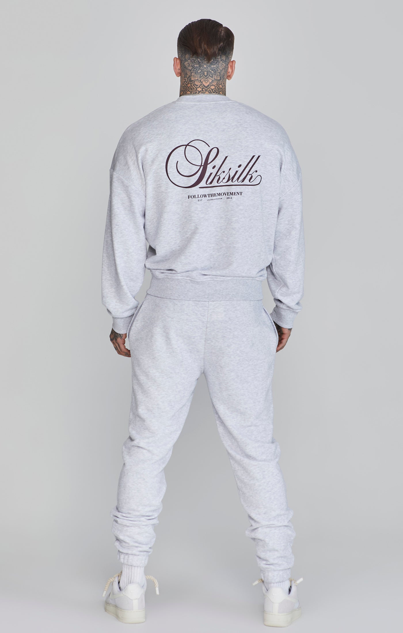 Joggers con logo in marna da neve Pantaloni SikSilk   