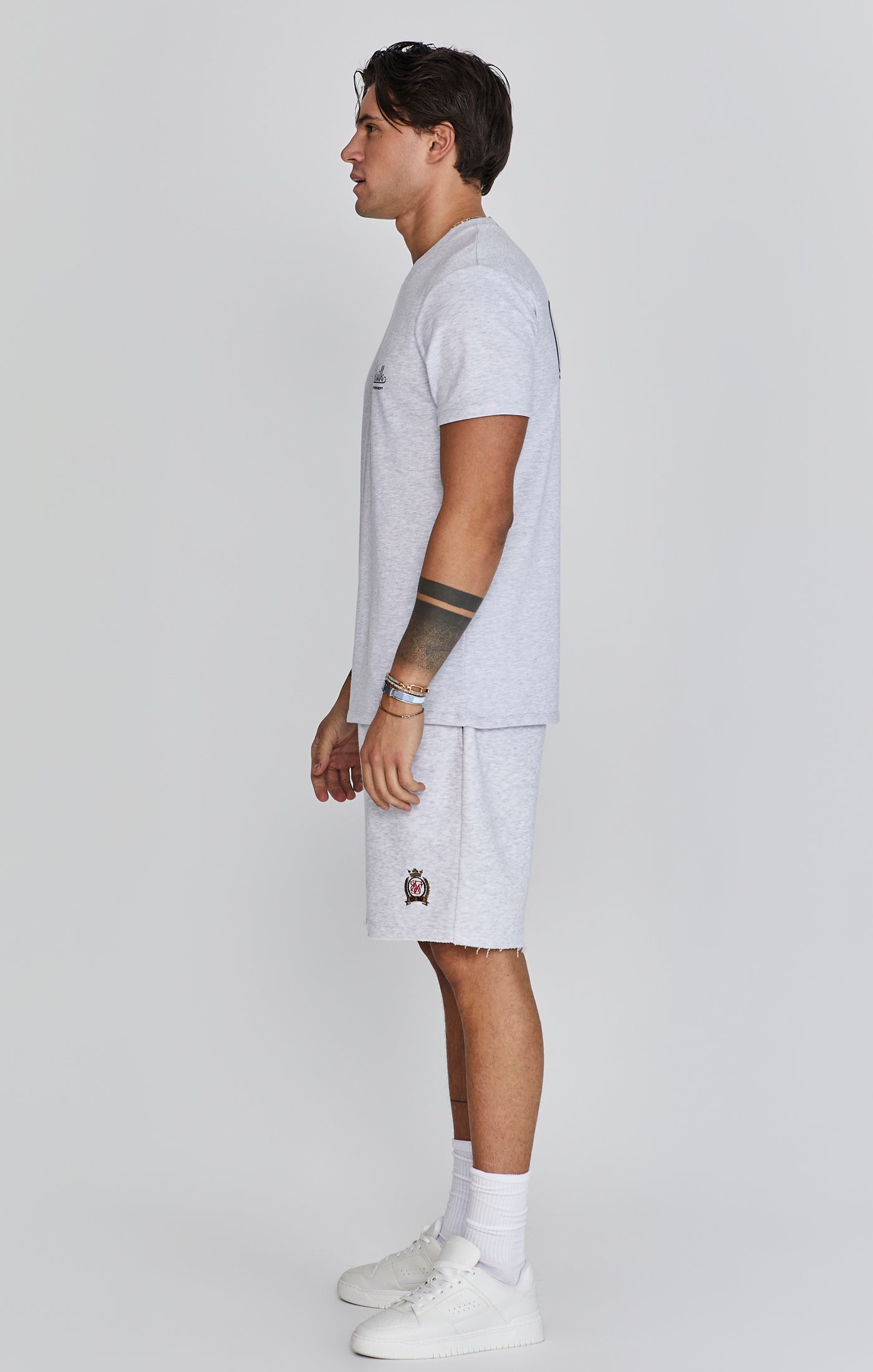 Maglietta grafica in Snow Marl Magliette SikSilk   