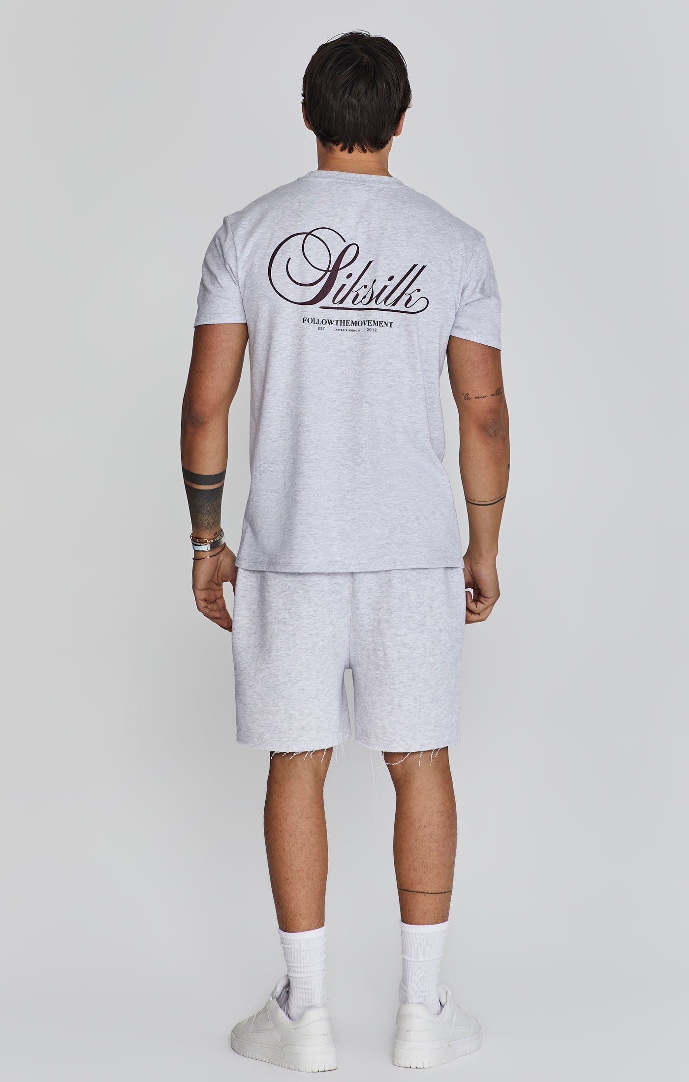 Maglietta grafica in Snow Marl Magliette SikSilk   