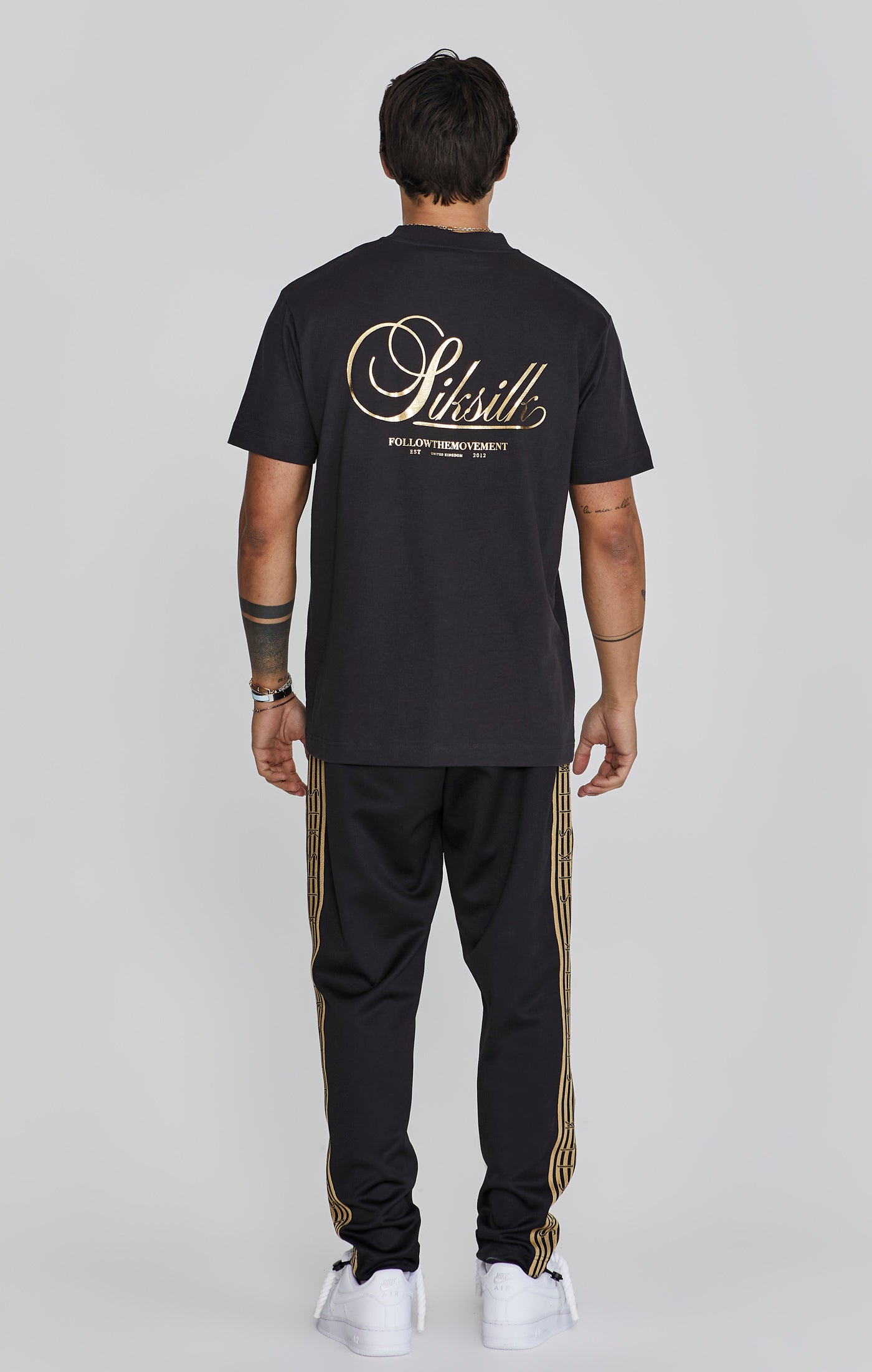 Maglietta grafica in nero Magliette SikSilk   