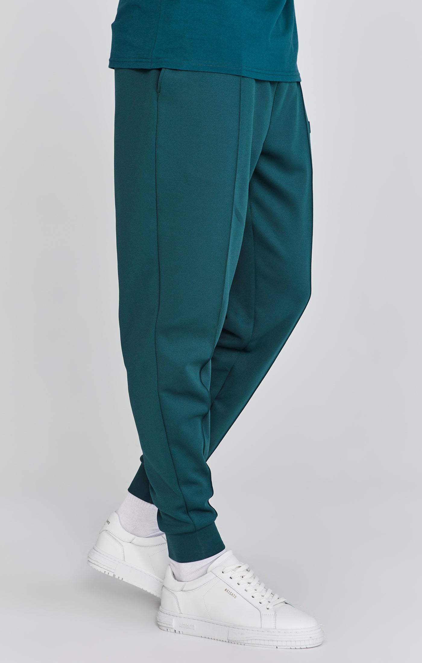 Joggers eleganti in pantaloni verdi SikSilk   