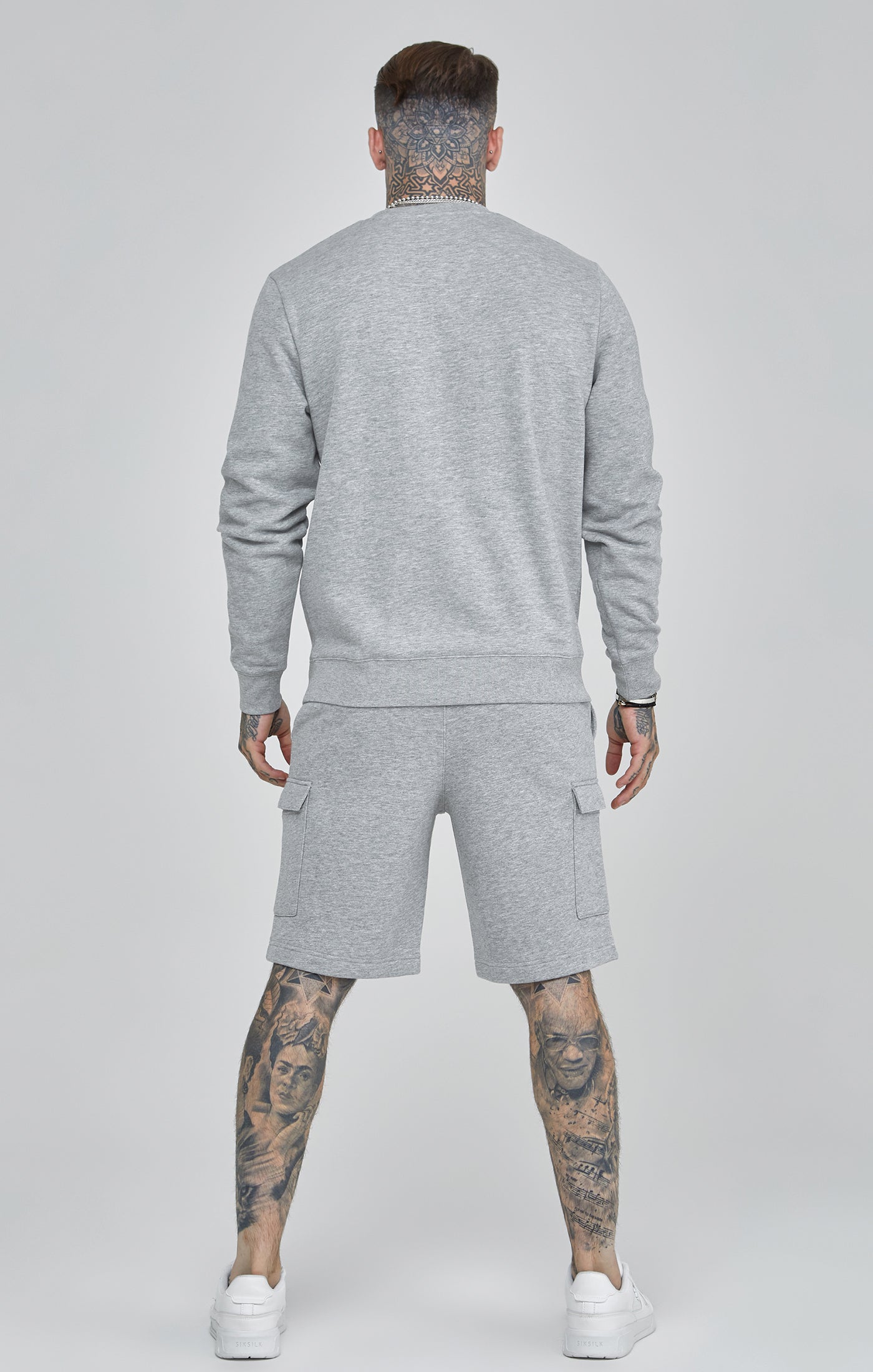 Maglione essenziale in marna grigia Felpe SikSilk   