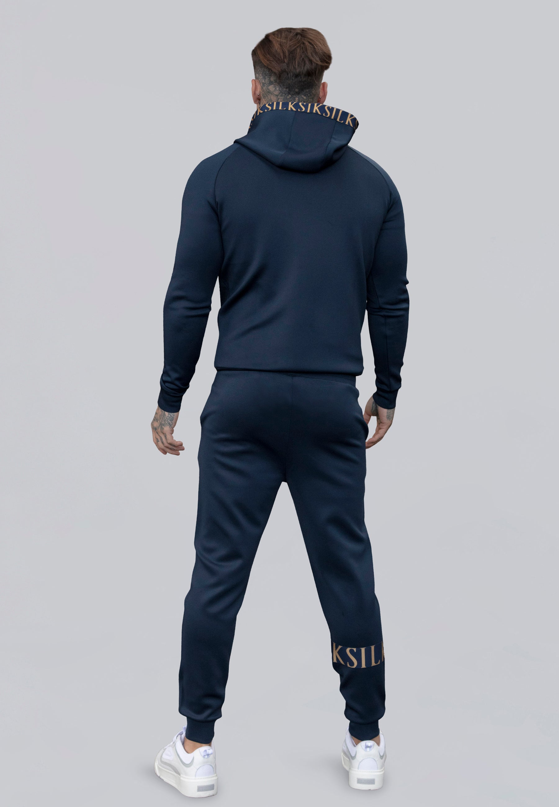 Joggers dinamici in pantaloni blu SikSilk   