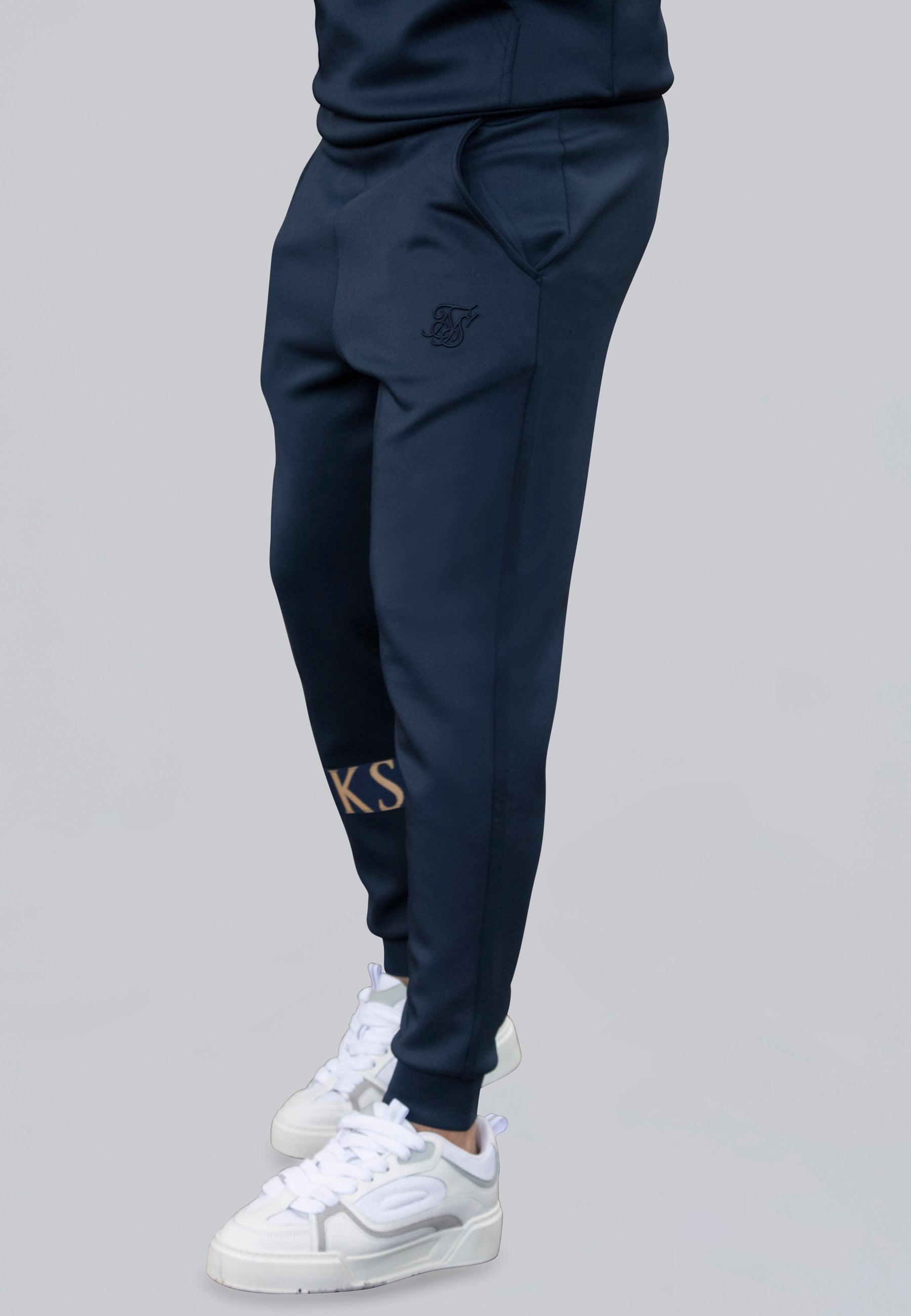 Joggers dinamici in pantaloni blu SikSilk   