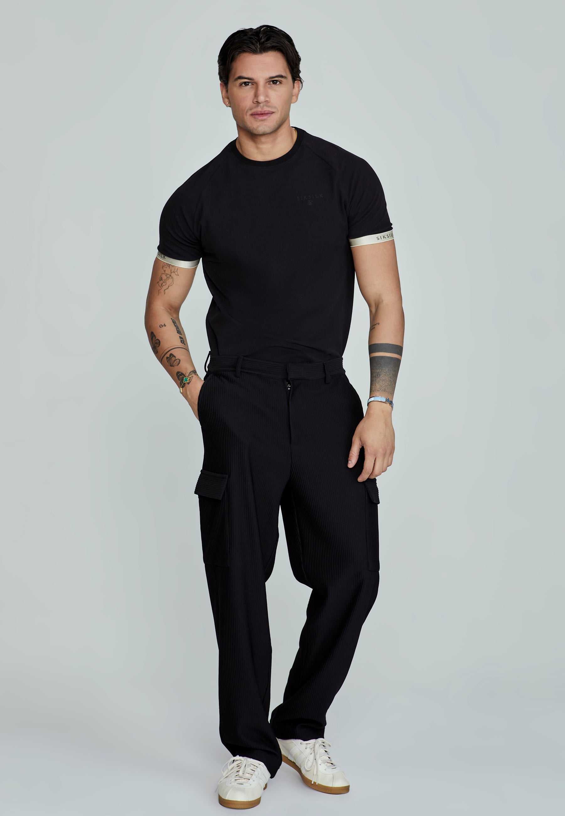 Maglietta Tech in nero Magliette SikSilk   