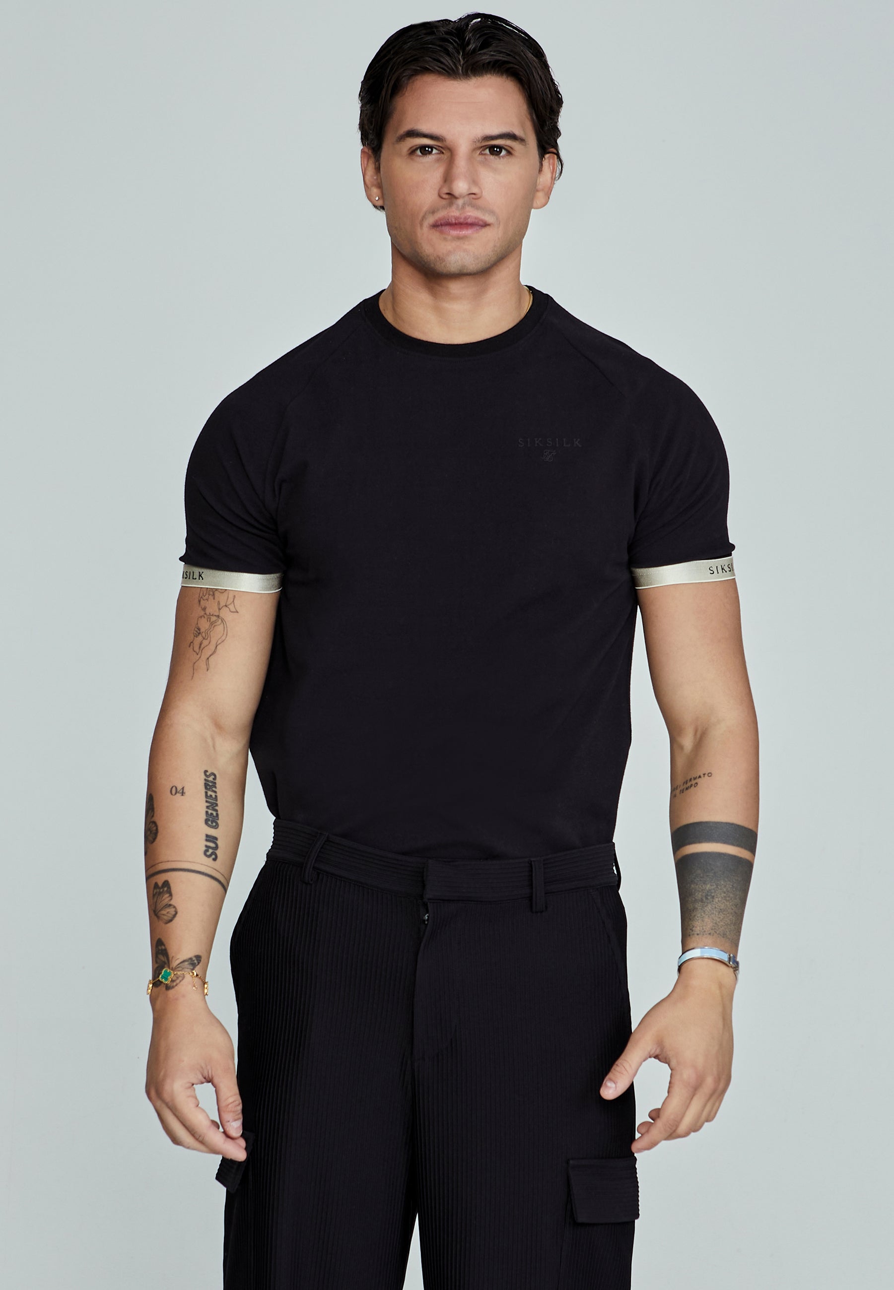 Maglietta Tech in nero Magliette SikSilk   