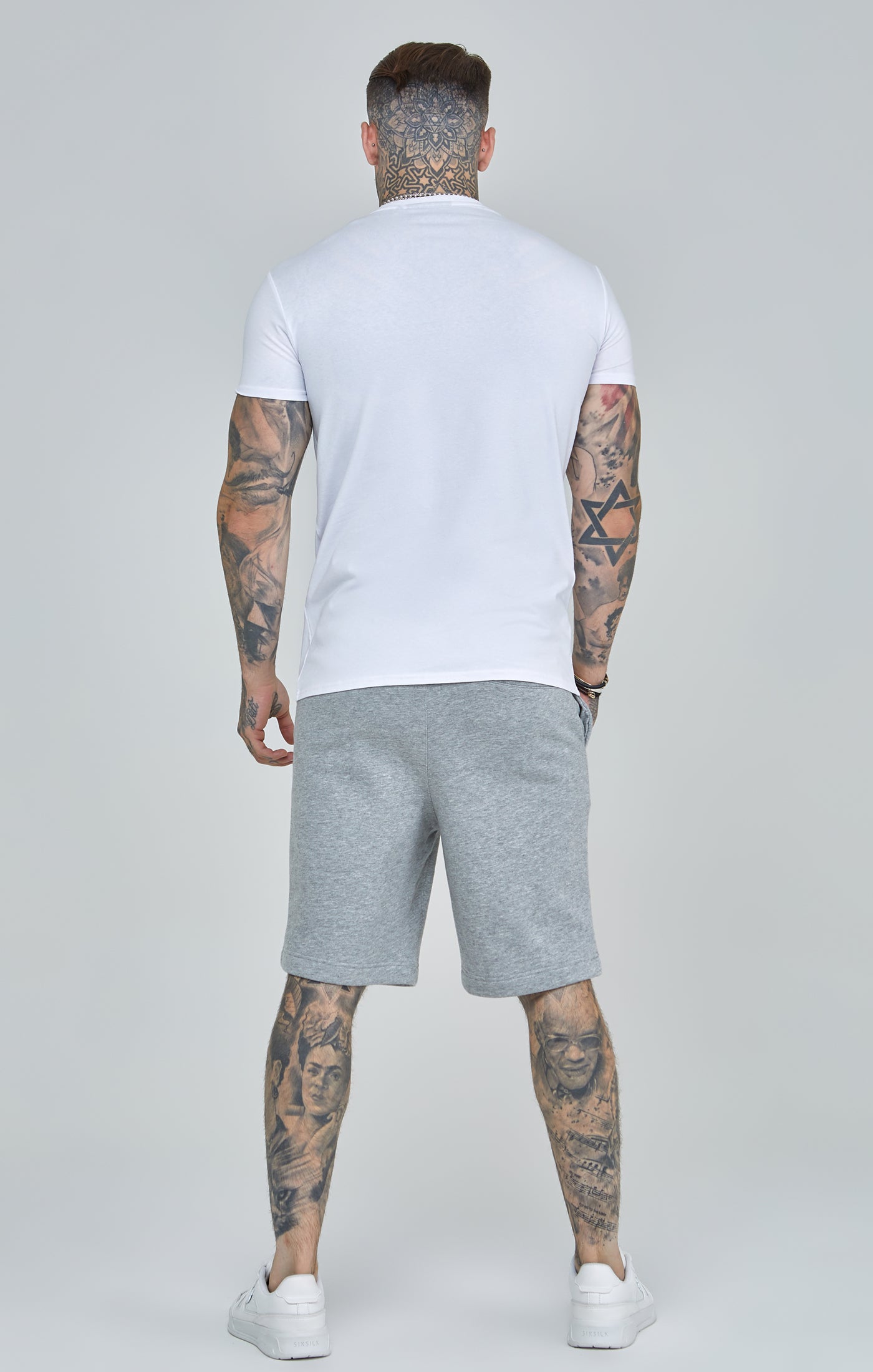 Maglietta Essentials in Bianco Magliette SikSilk   