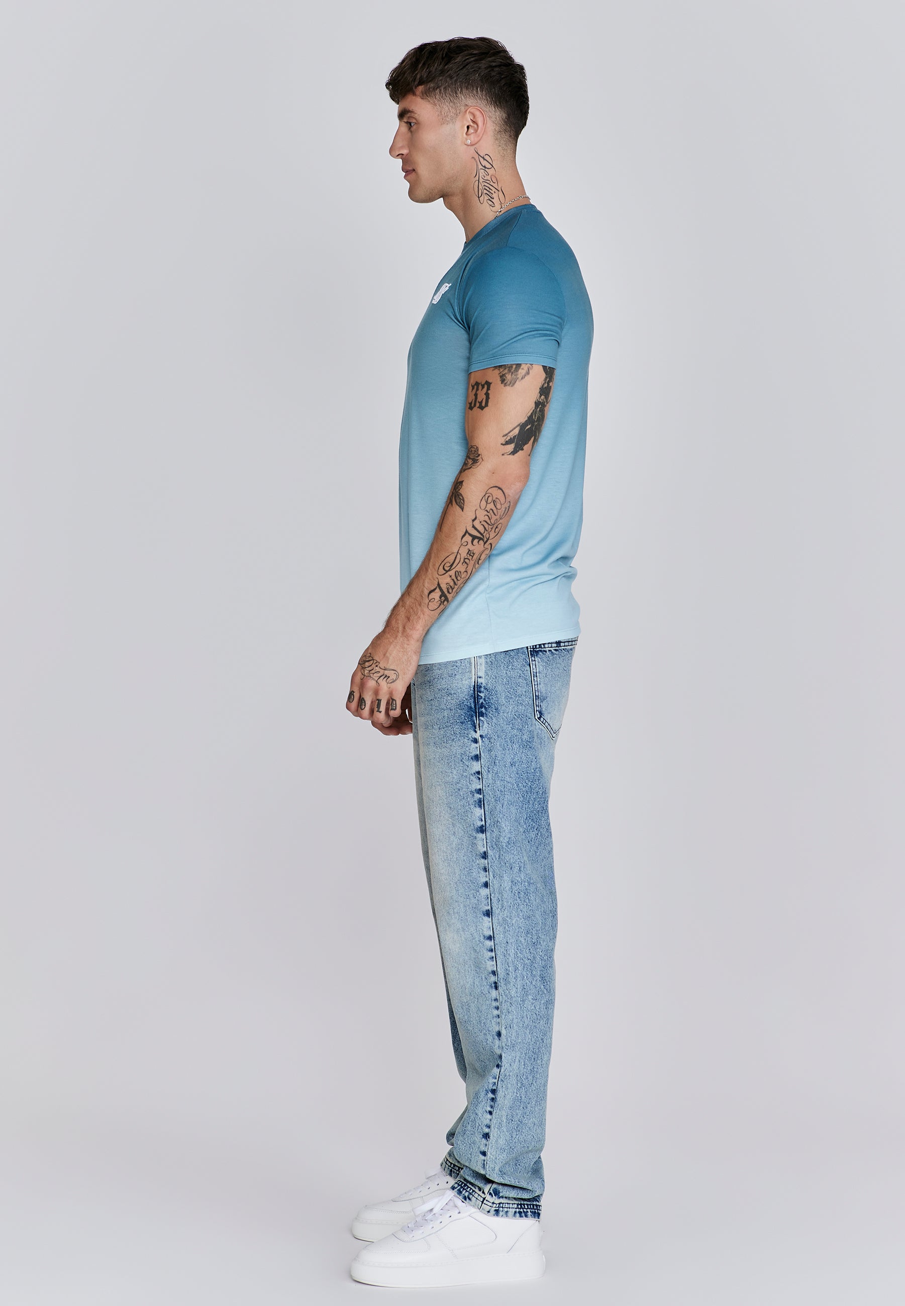 Maglietta Fade in verde Magliette SikSilk