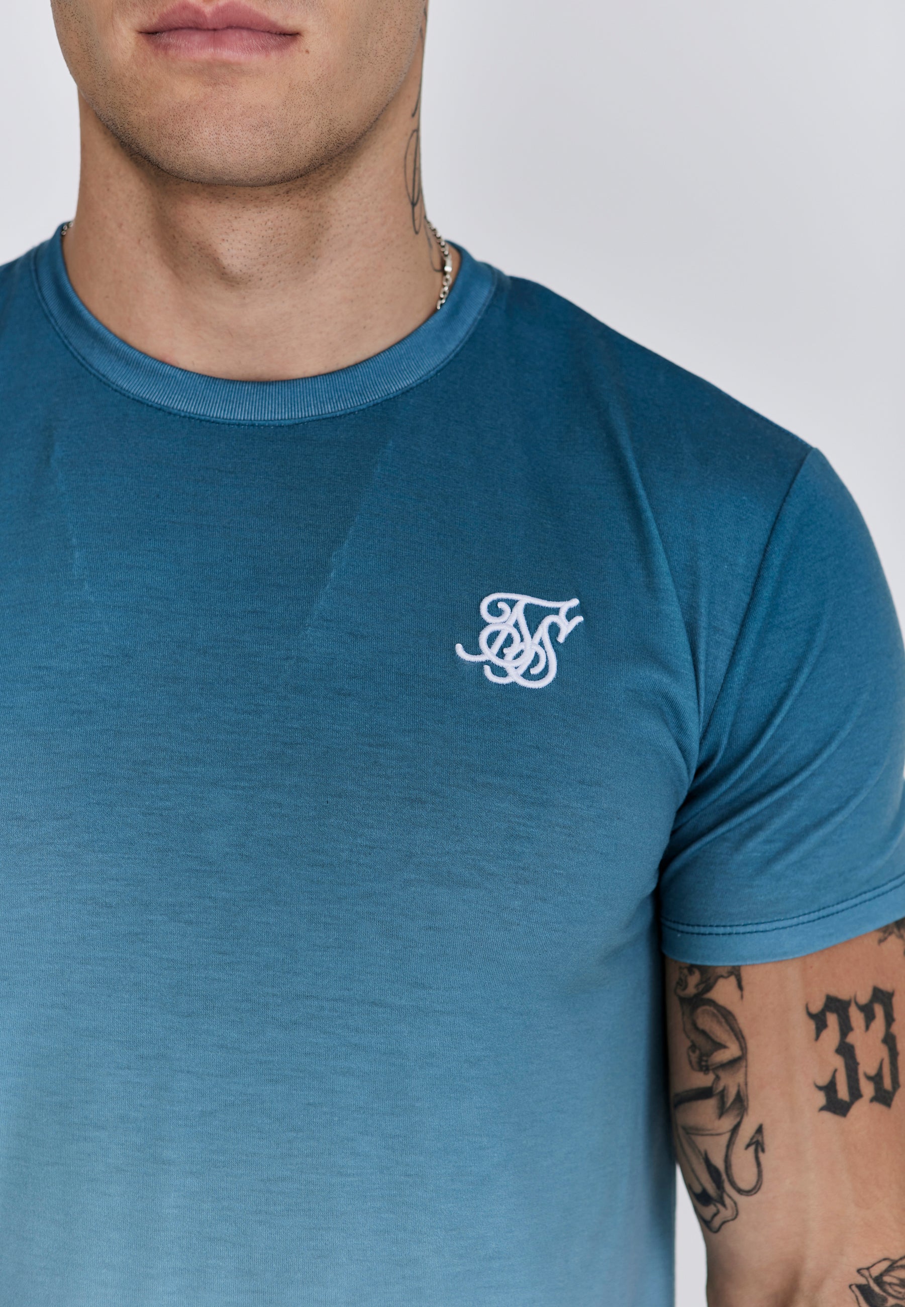 Maglietta Fade in verde Magliette SikSilk