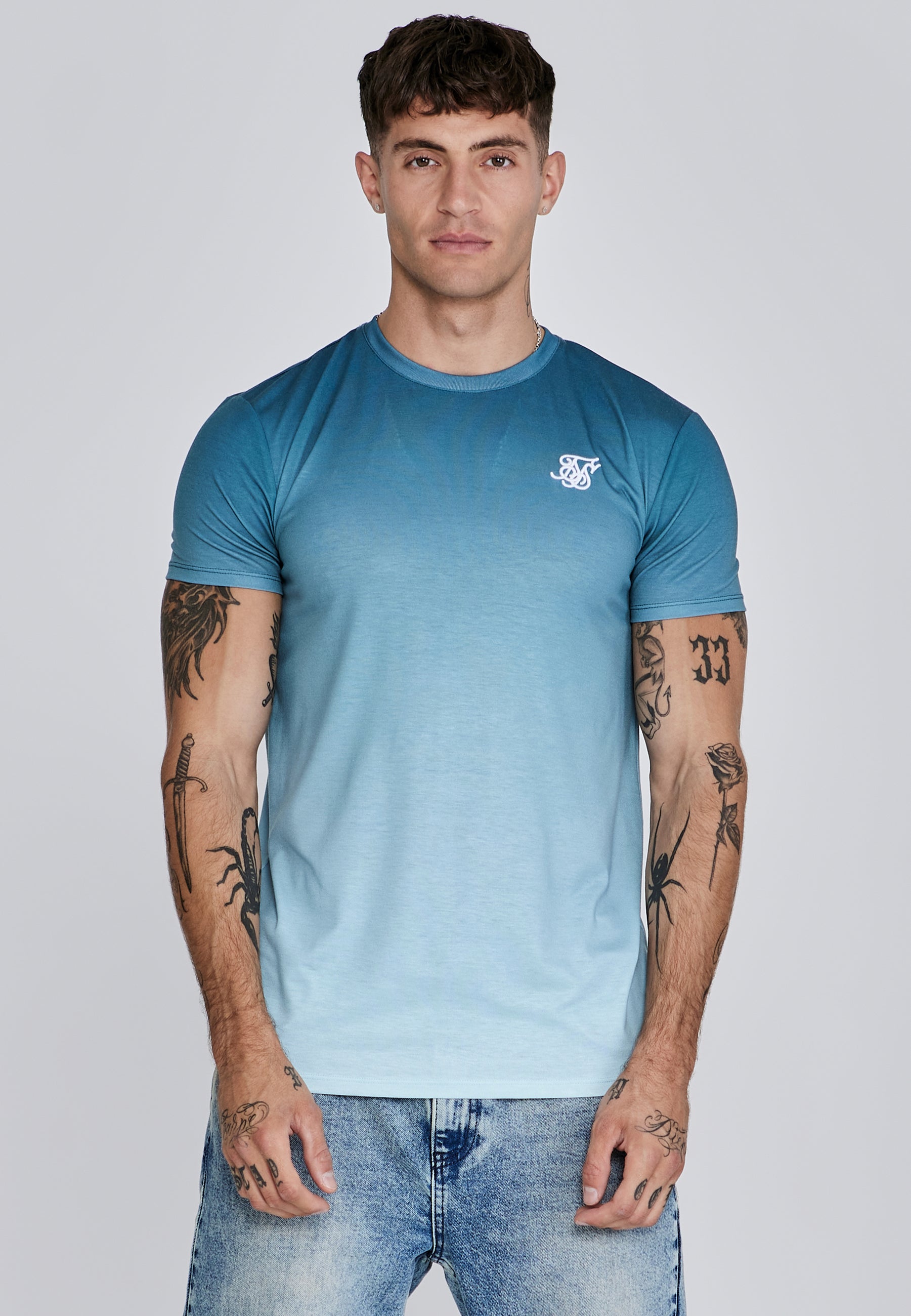 Maglietta Fade in verde Magliette SikSilk
