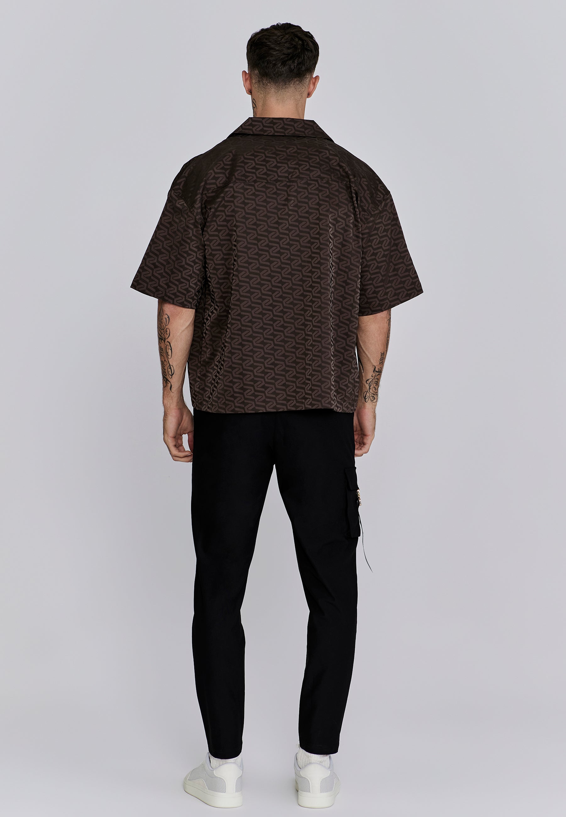 Camicia Utility in marrone Camicie SikSilk