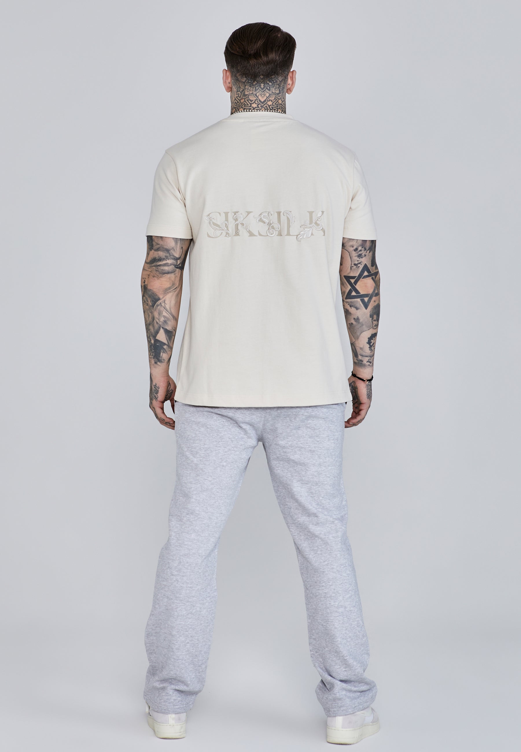 T-shirt Filigrana in ecru T-shirt SikSilk   