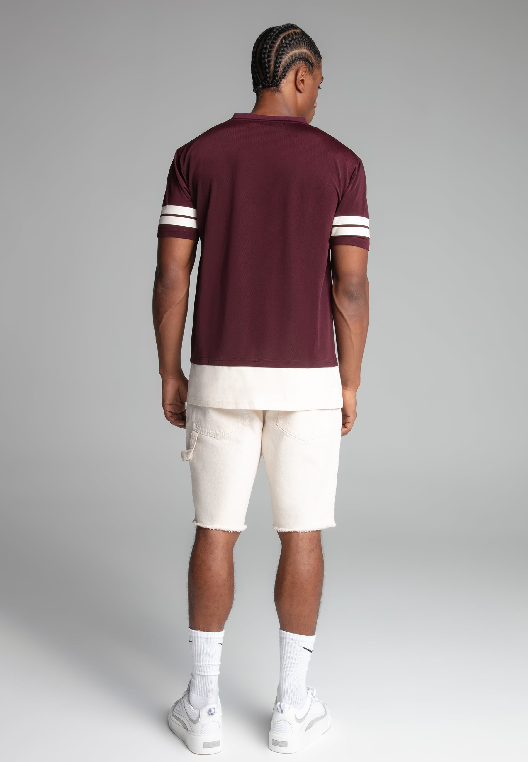Maglietta sportiva in borgogna Magliette SikSilk