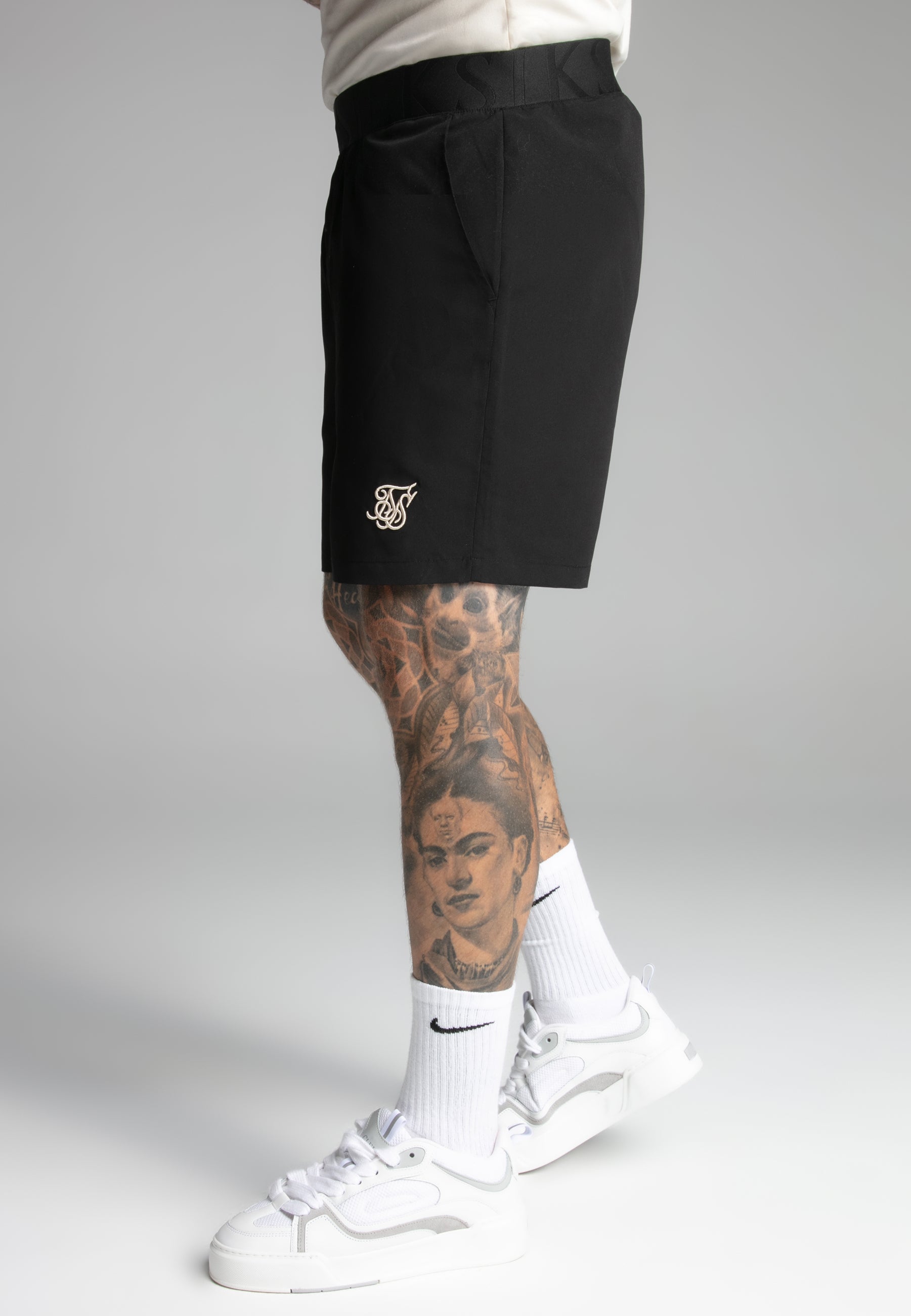 Pantaloncini da bagno in nero Pantaloncini da bagno SikSilk