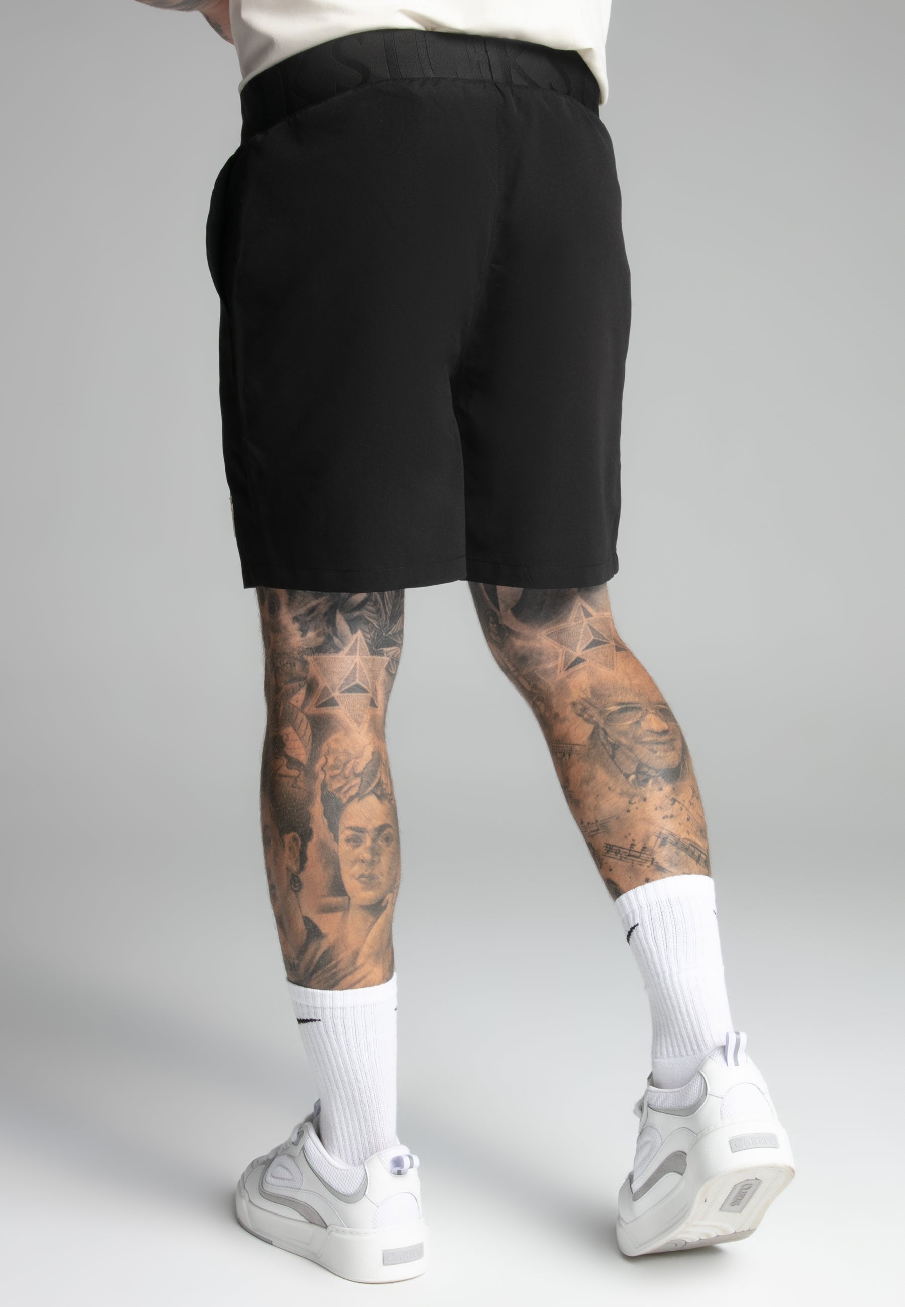 Pantaloncini da bagno in nero Pantaloncini da bagno SikSilk