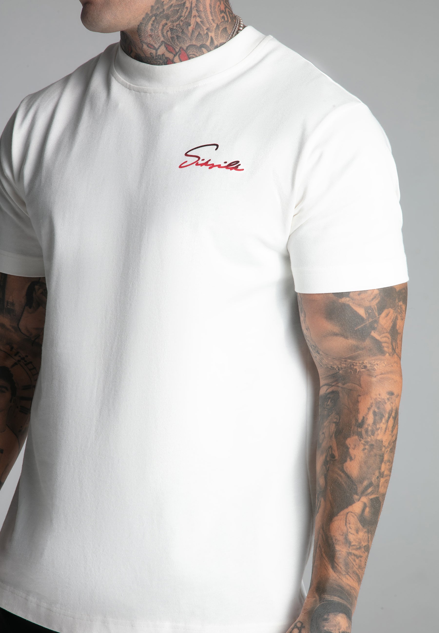 T-shirt Signature in ecru T-shirt SikSilk