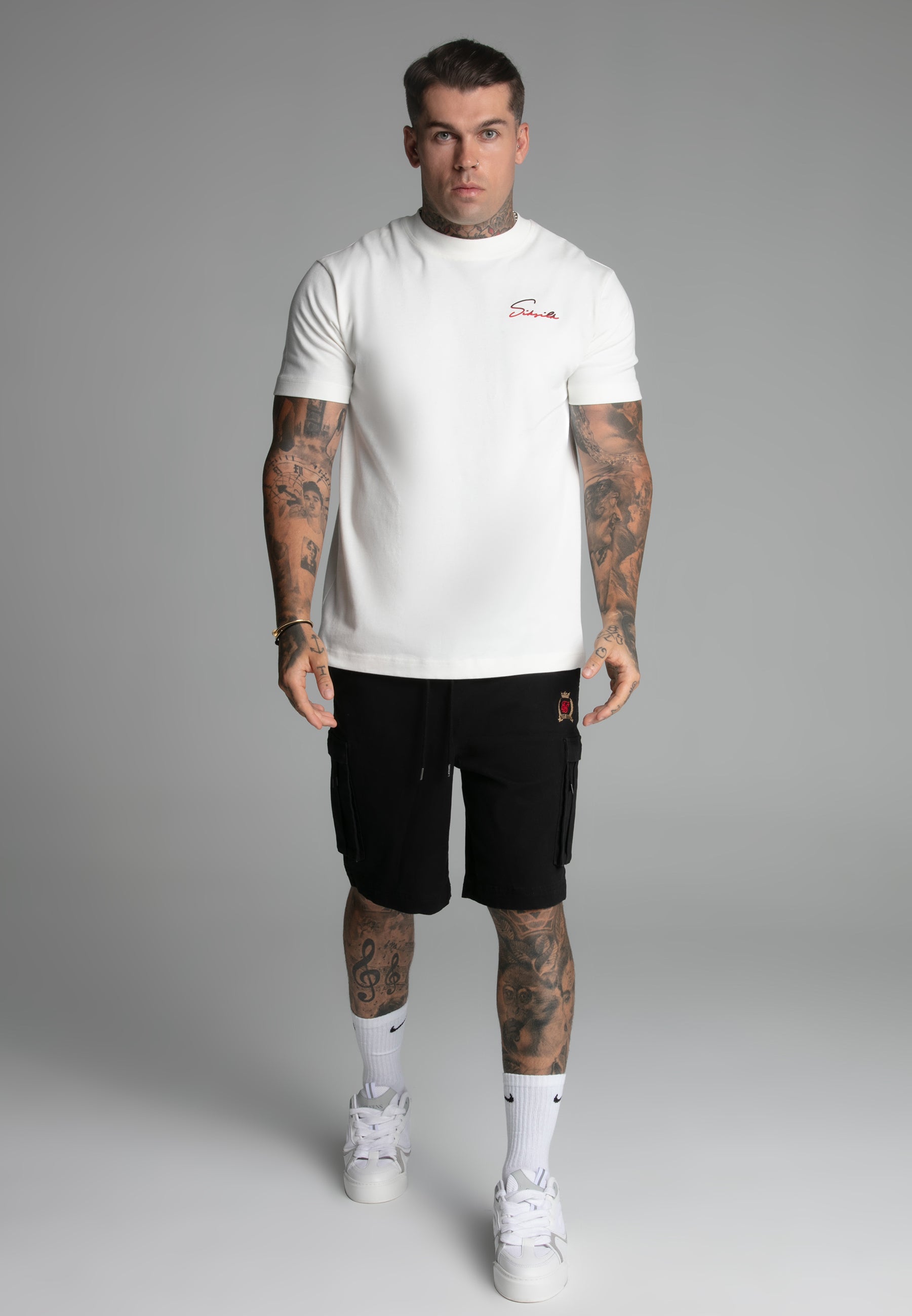 T-shirt Signature in ecru T-shirt SikSilk