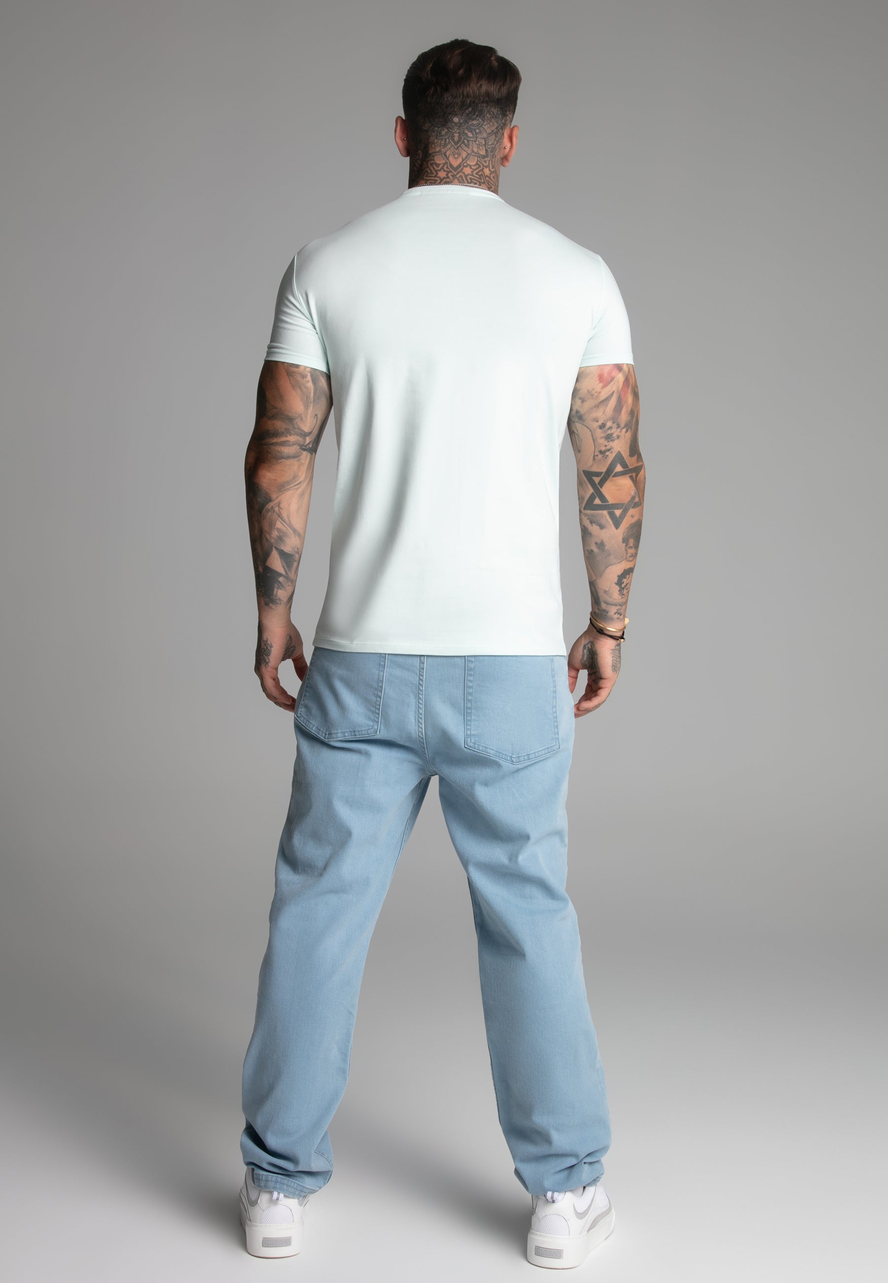Maglietta Muscle Fit in verde Magliette SikSilk