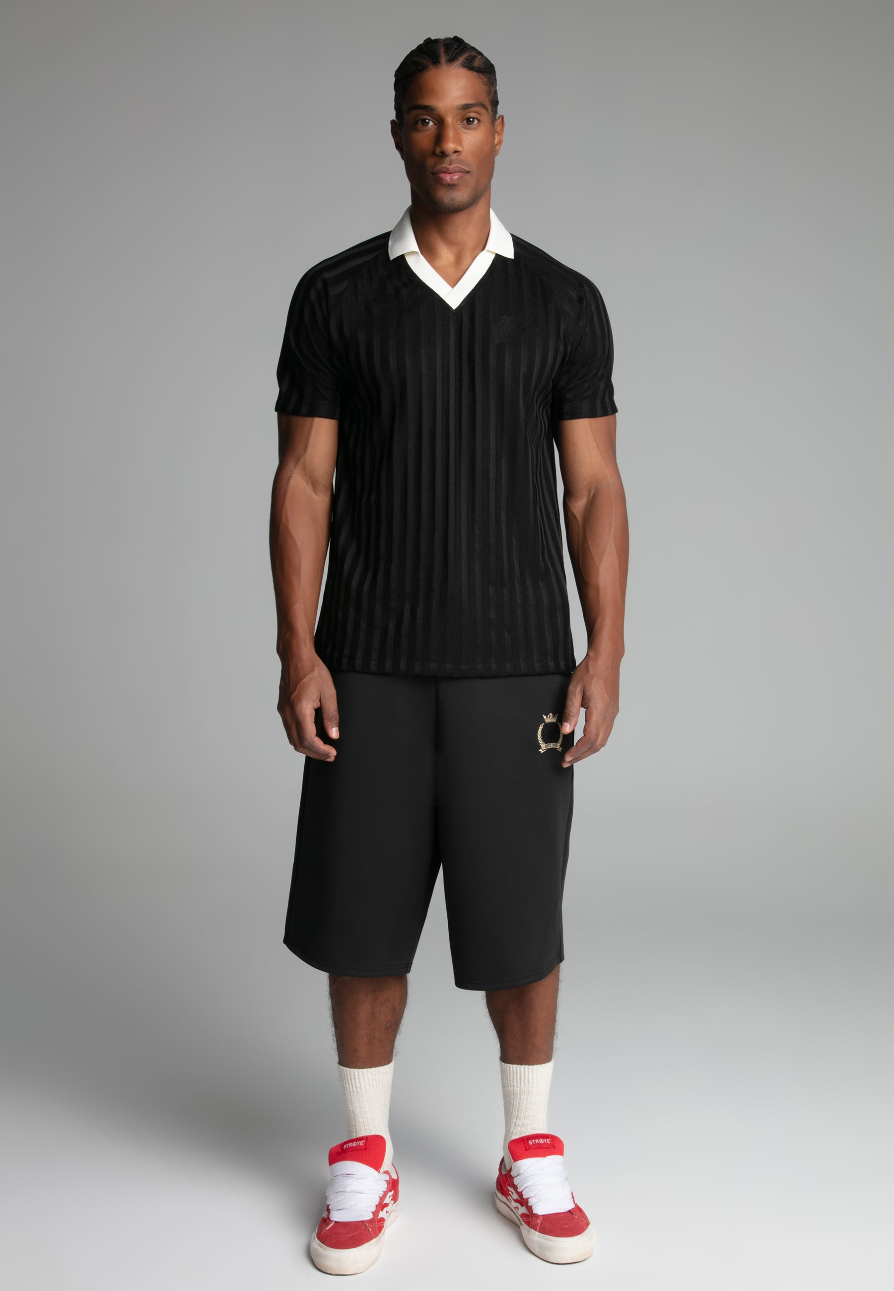 Maglietta Polo in Nero Magliette SikSilk