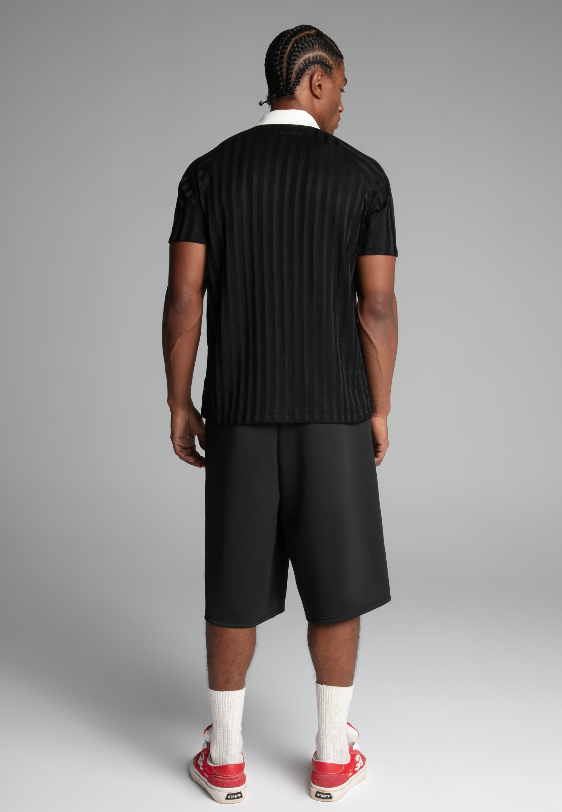 Maglietta Polo in Nero Magliette SikSilk