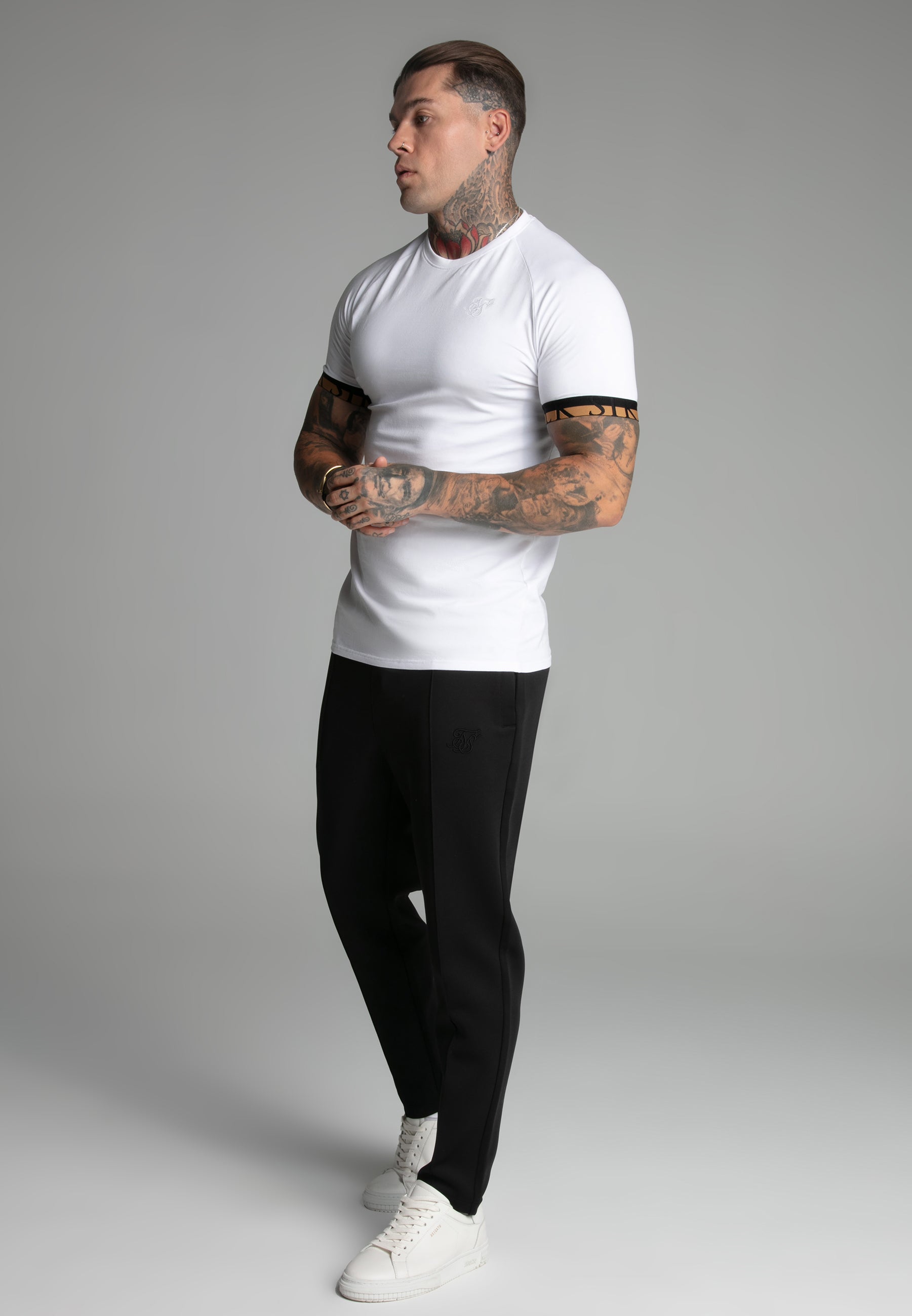 Maglietta Tech in Bianco Magliette SikSilk