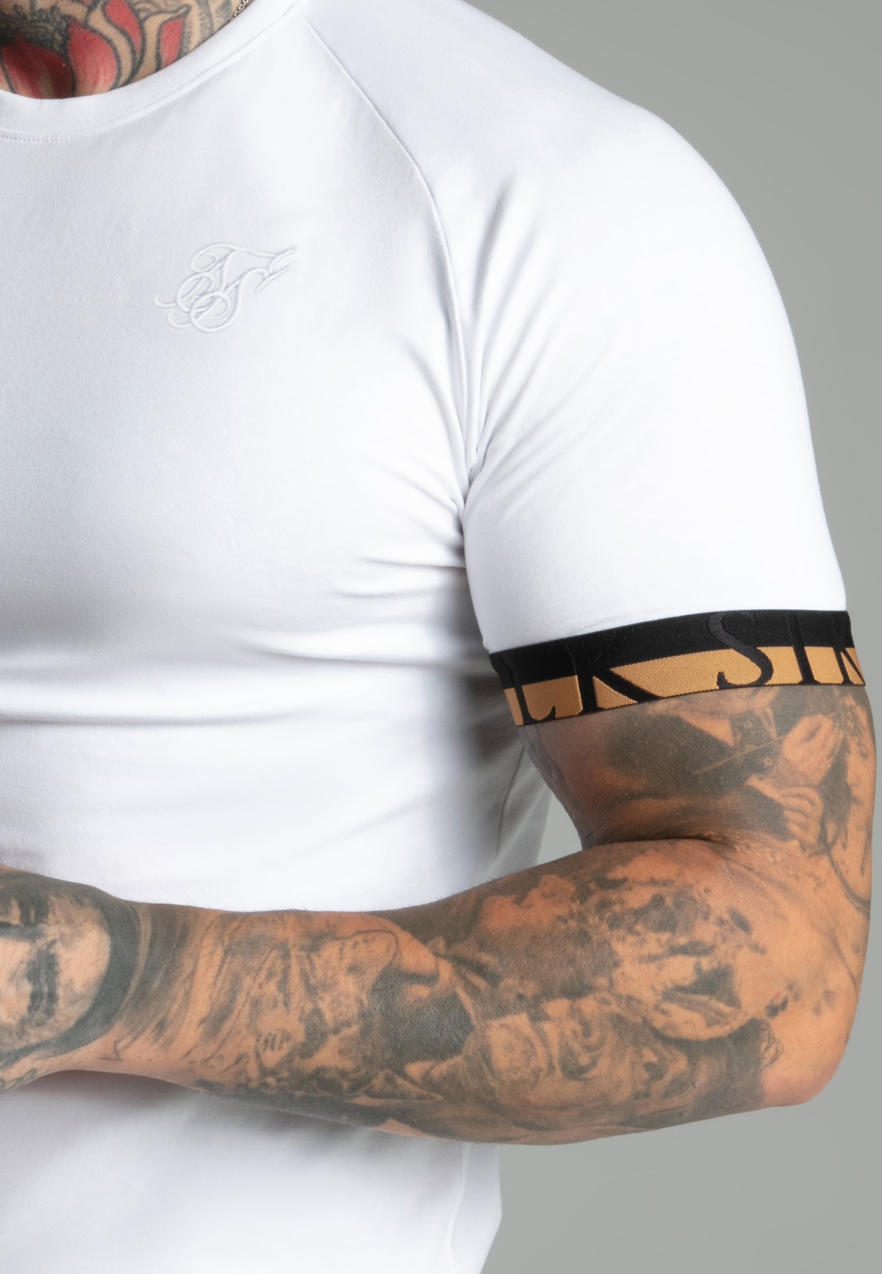 Maglietta Tech in Bianco Magliette SikSilk