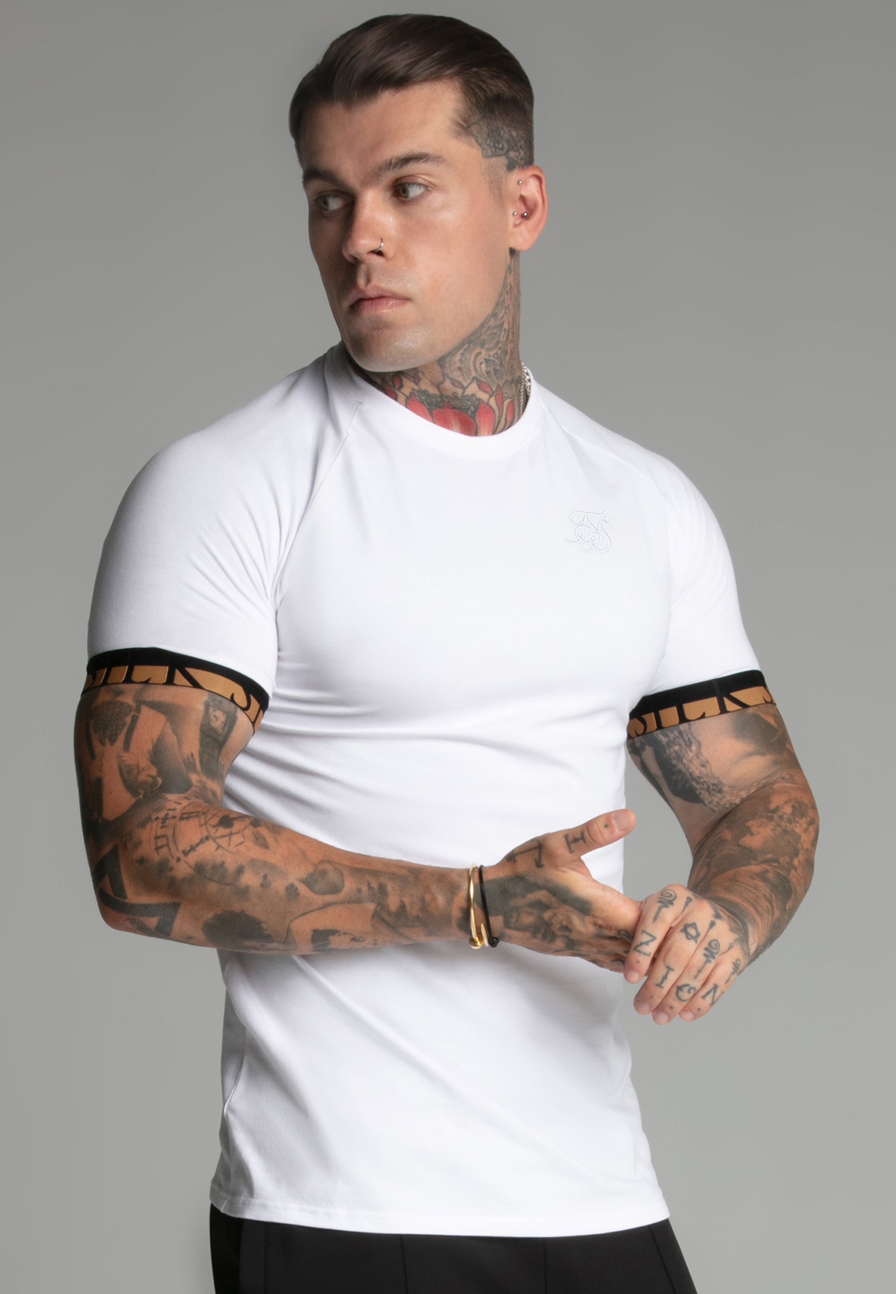 Maglietta Tech in Bianco Magliette SikSilk
