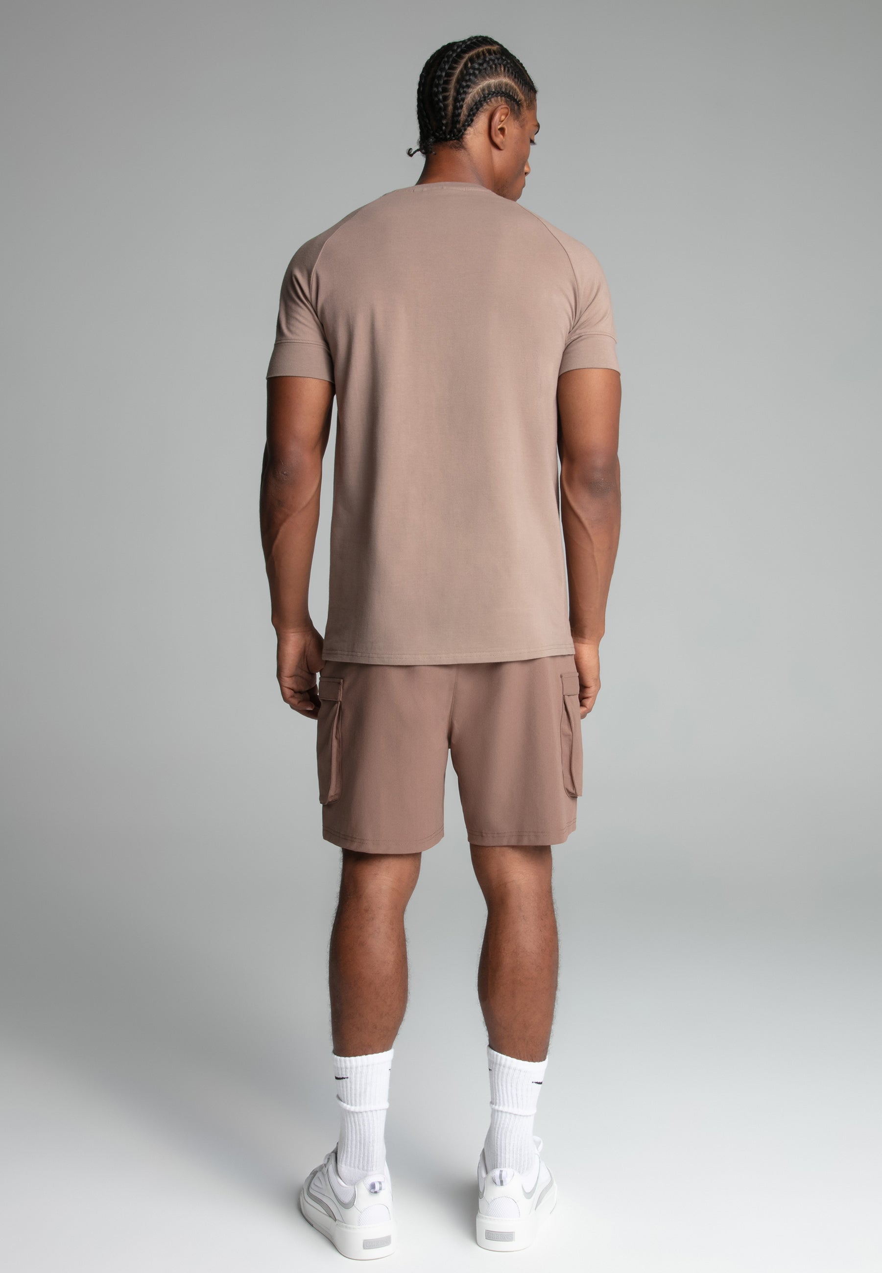 Pantaloncini Cargo eleganti in marrone SikSilk