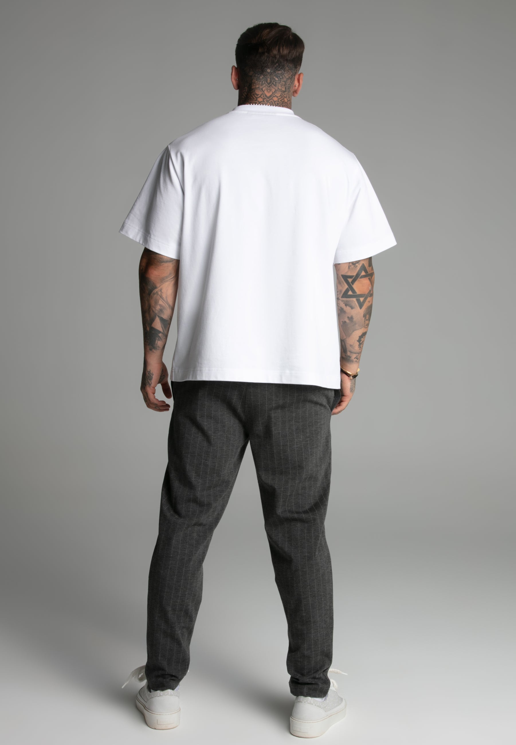 Maglietta Logo in Bianco Magliette SikSilk