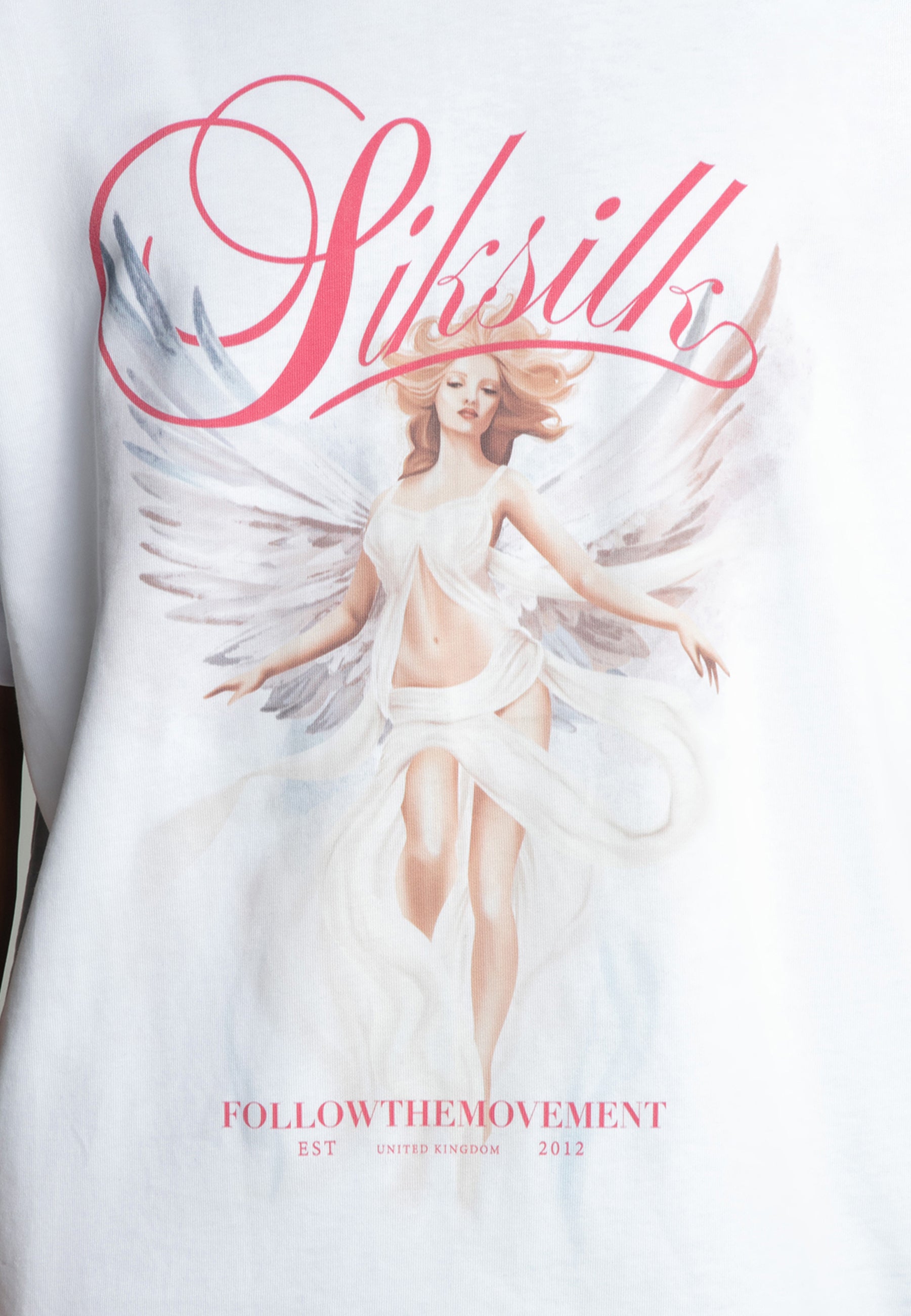 Maglietta Angel in Bianco Magliette SikSilk