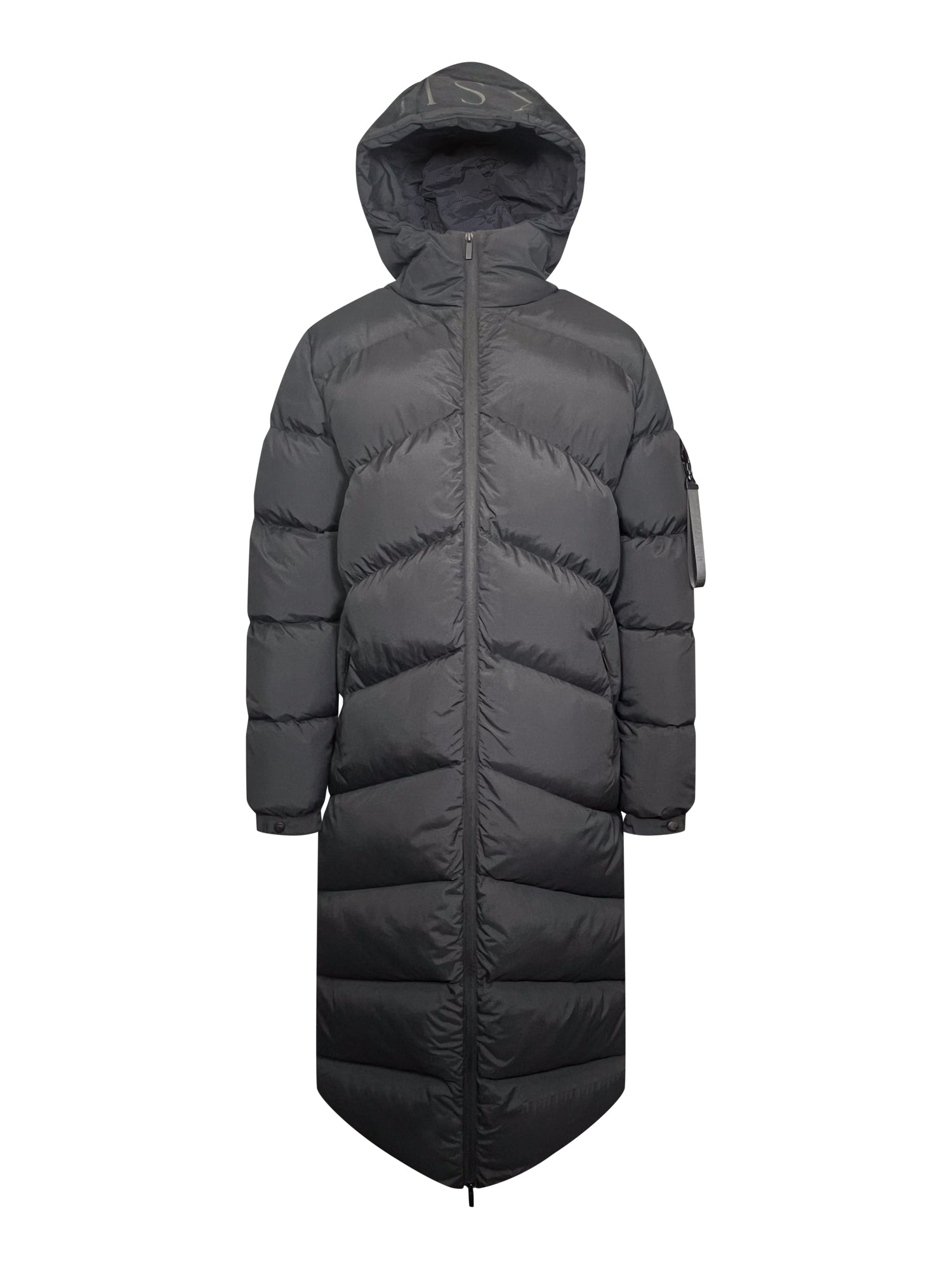 Puffer lungo in nero