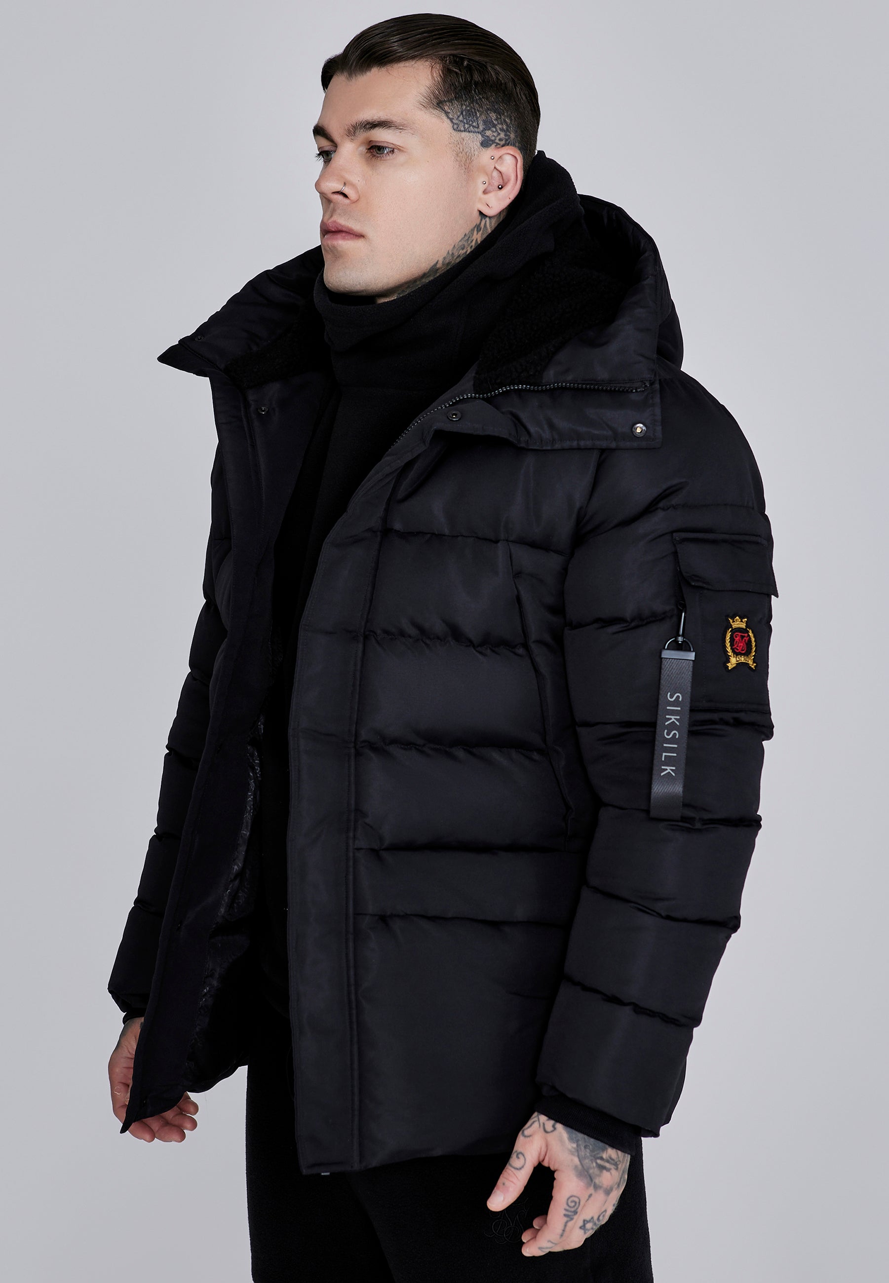 Parka in giacche nere SikSilk