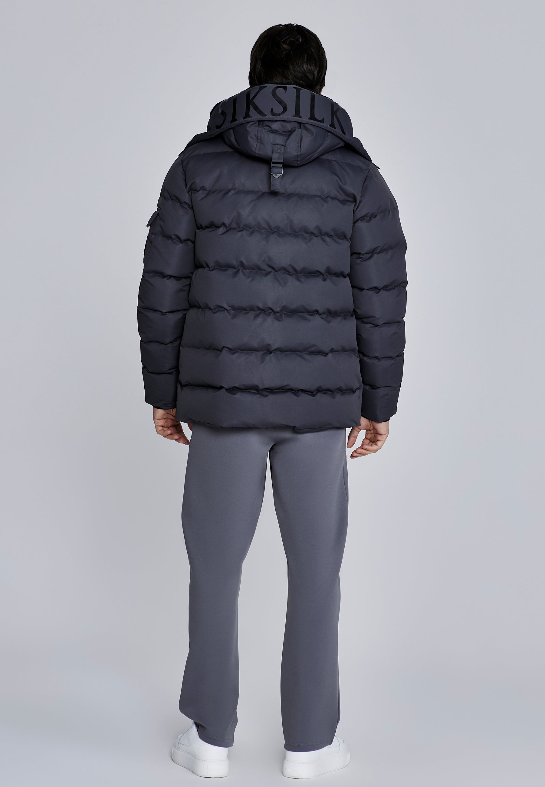 Parka in grigio Giacche SikSilk