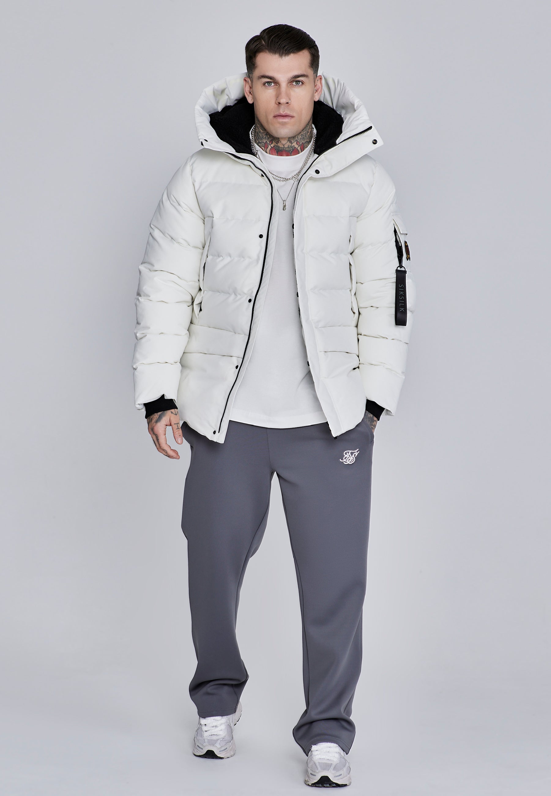 Parka in ecru Giacche SikSilk