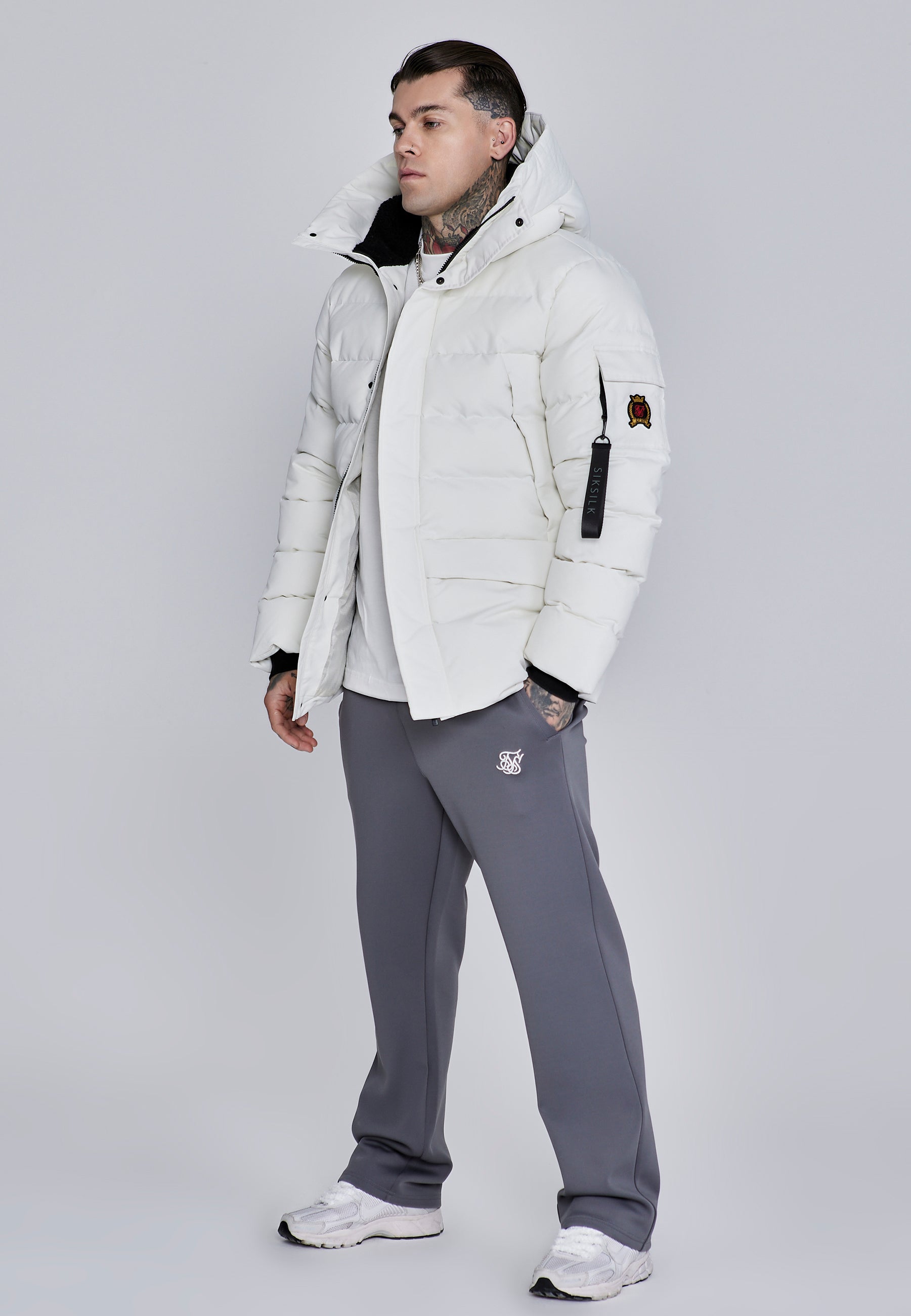 Parka in ecru Giacche SikSilk