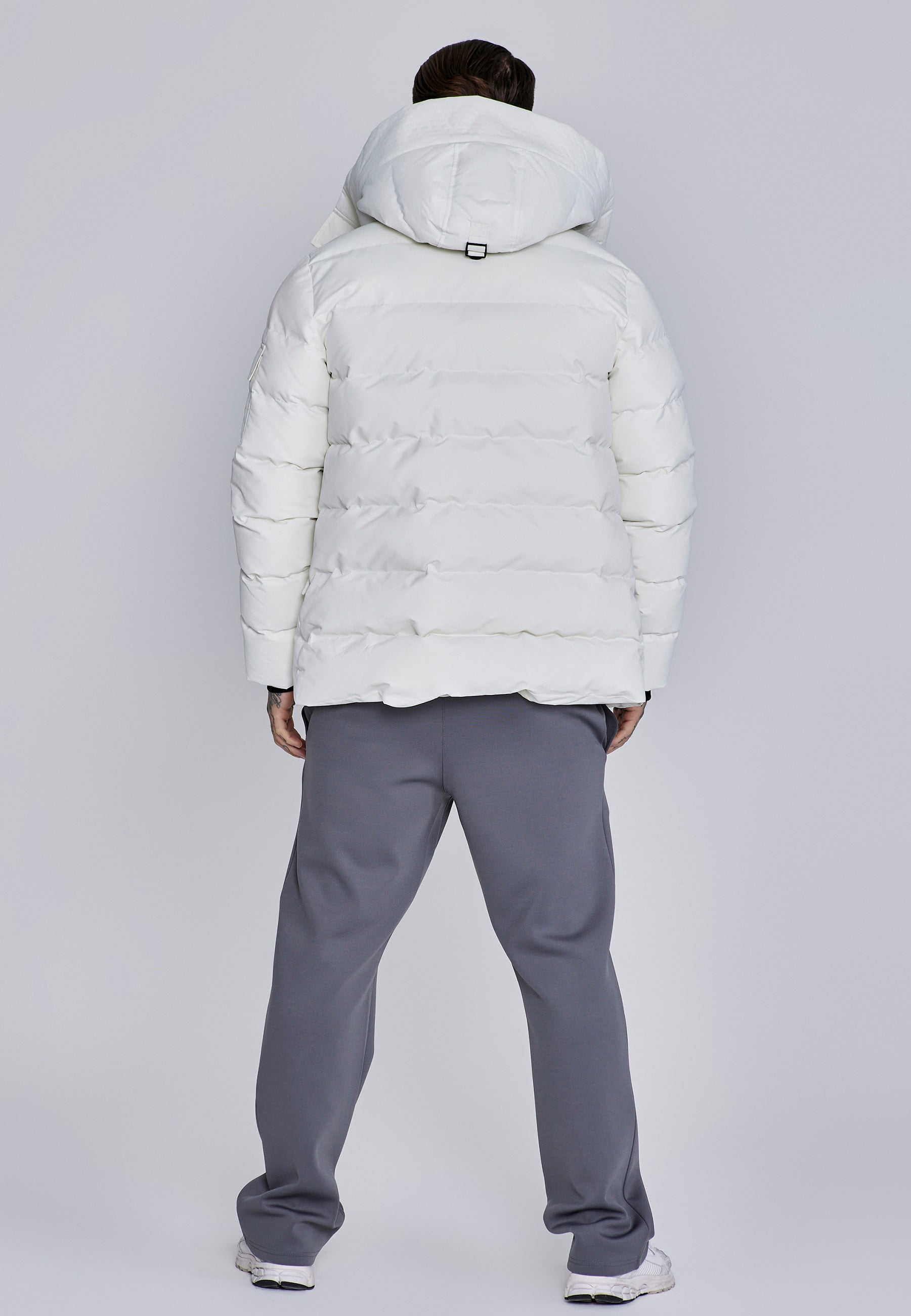 Parka in ecru Giacche SikSilk