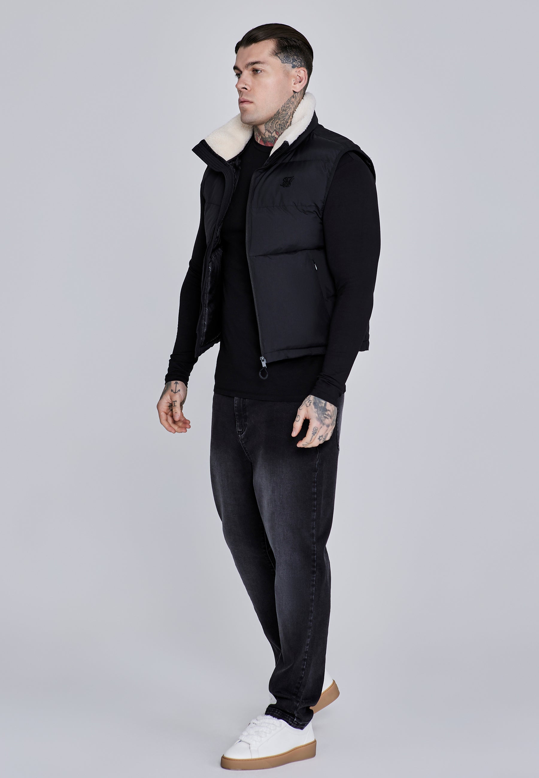 Gilet in Nero Giacche SikSilk