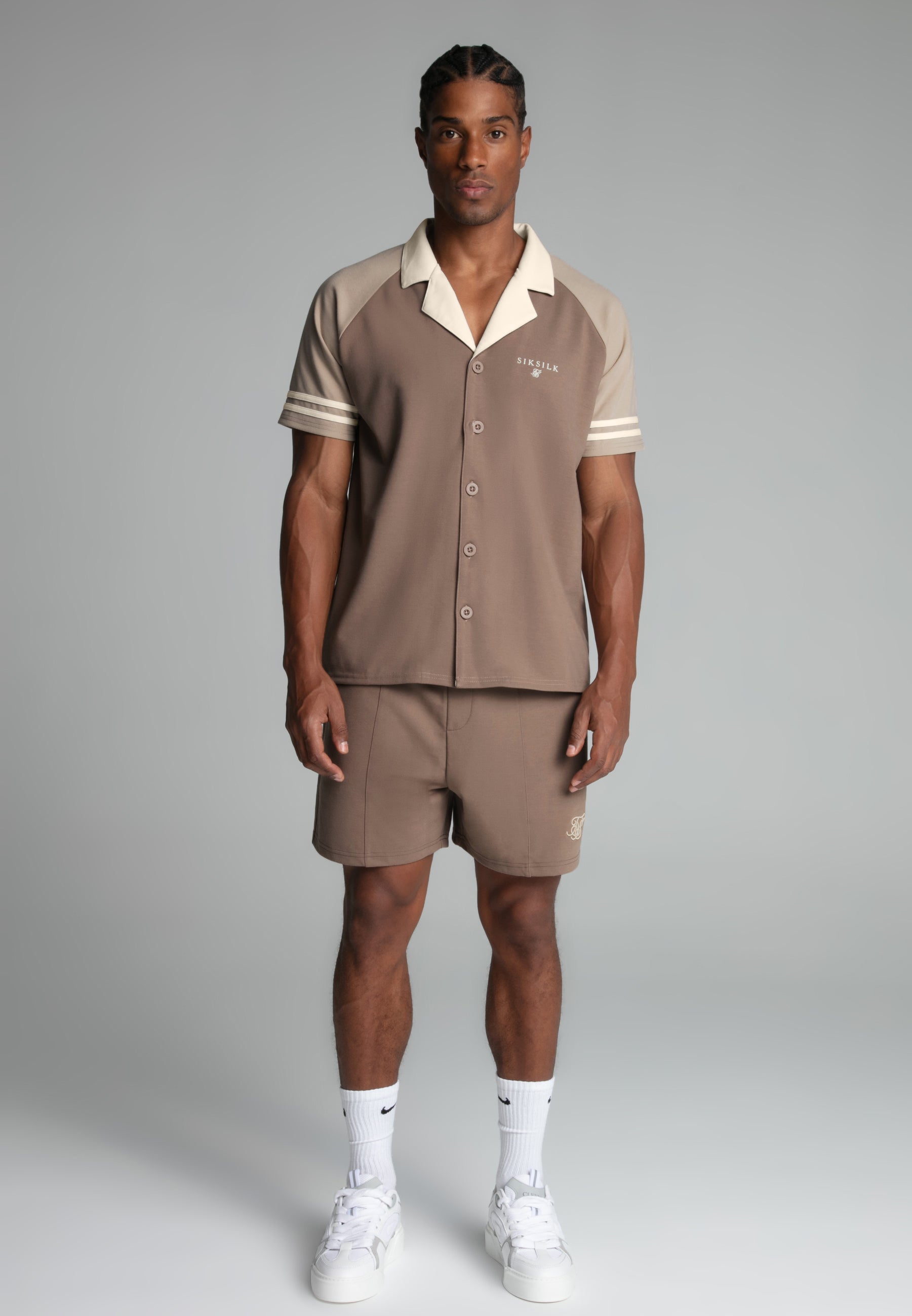 Camicia Retro Resort in beige Camicie SikSilk