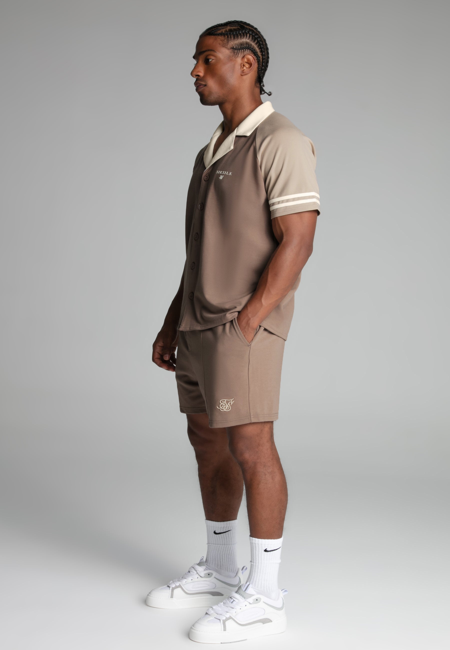 Camicia Retro Resort in beige Camicie SikSilk