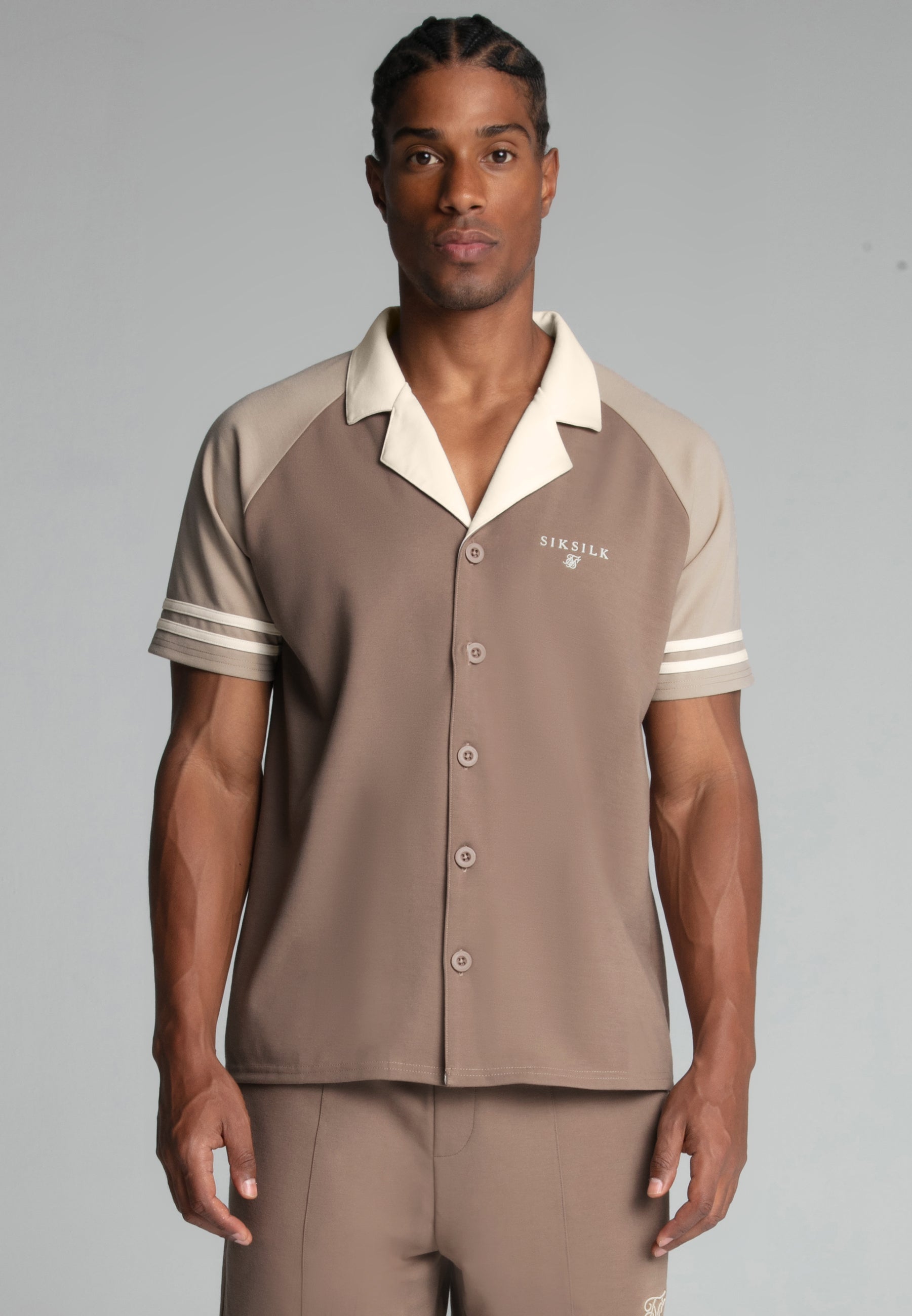 Camicia Retro Resort in beige Camicie SikSilk