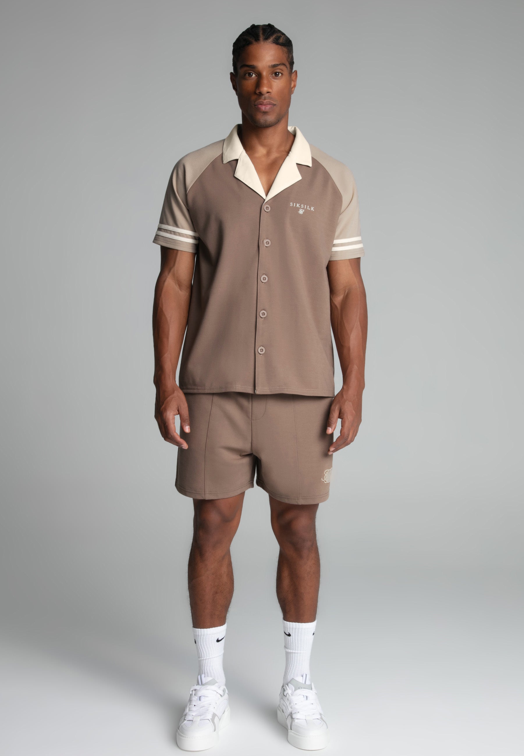 Pantaloncini retrò in beige Pantaloncini SikSilk